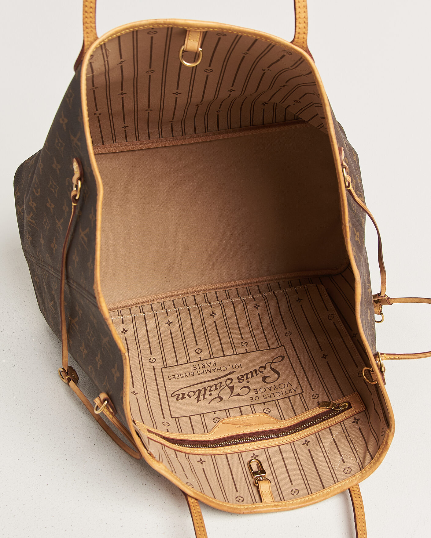 Uomini | Pre-Owned & Vintage Bags | Louis Vuitton Pre-Owned | Neverfull GM Monogram