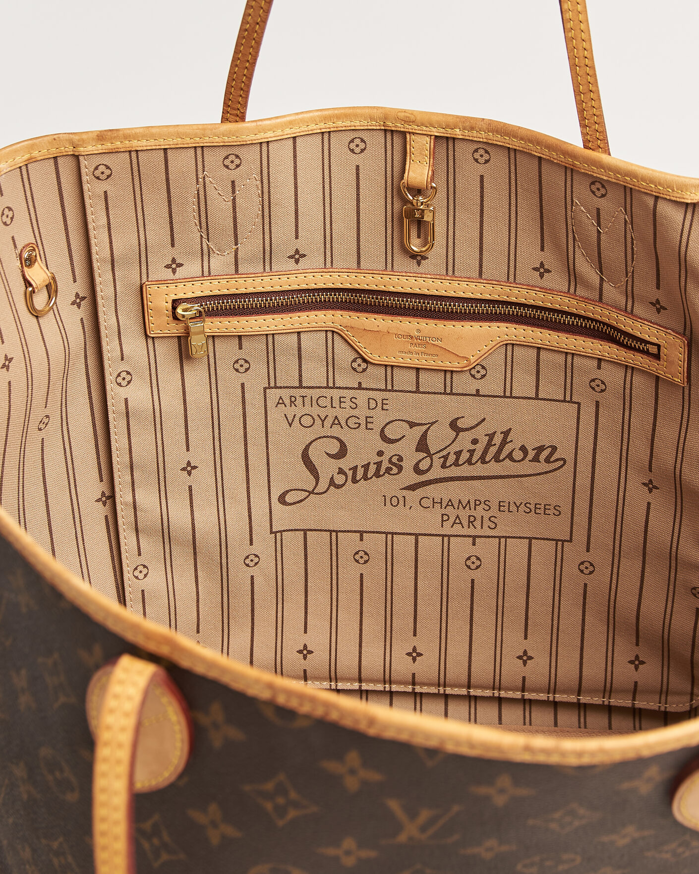 Uomini | Pre-Owned & Vintage Bags | Louis Vuitton Pre-Owned | Neverfull GM Monogram