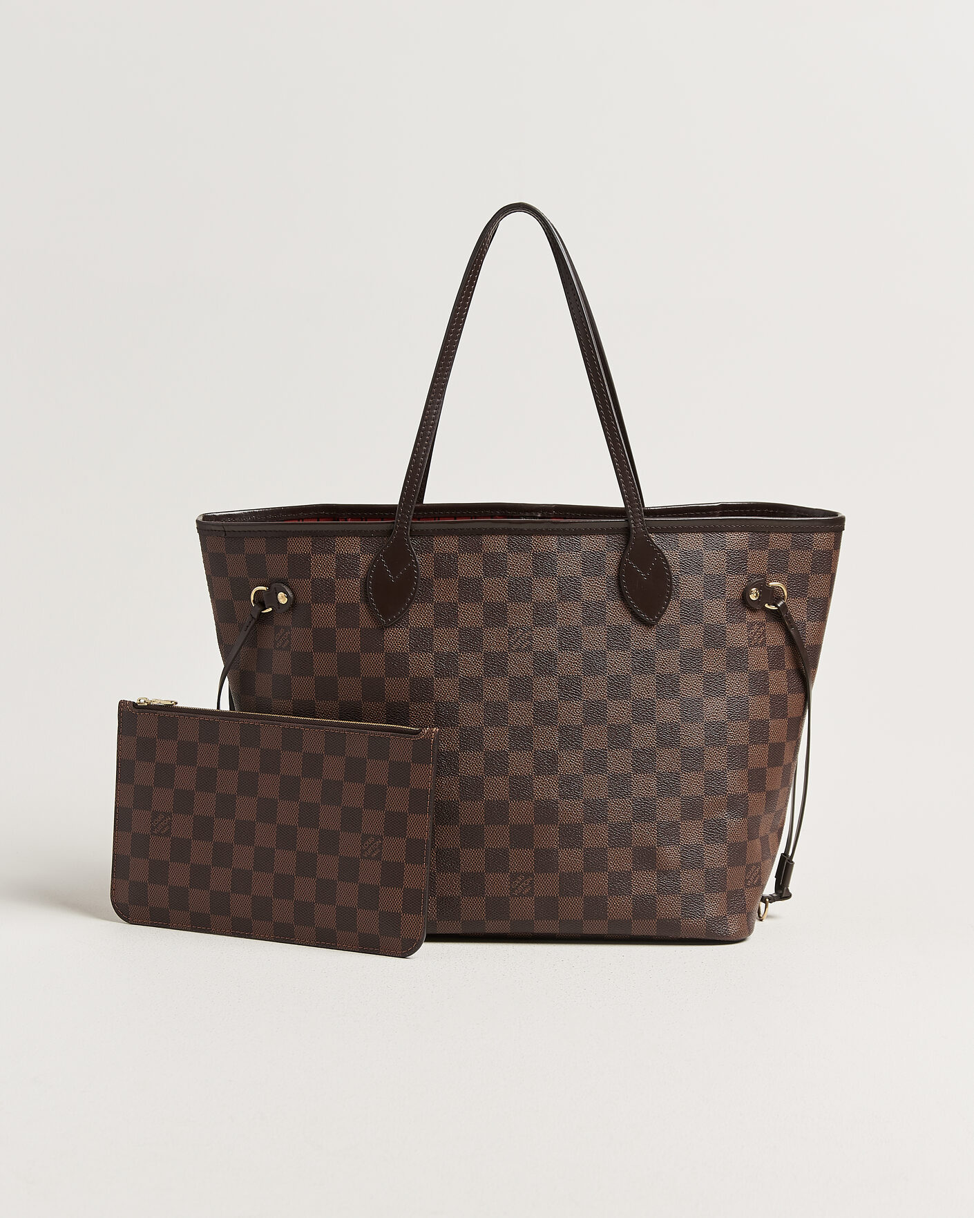 Uomini | Pre-Owned & Vintage Bags | Louis Vuitton Pre-Owned | Neverfull MM Damier Ebene