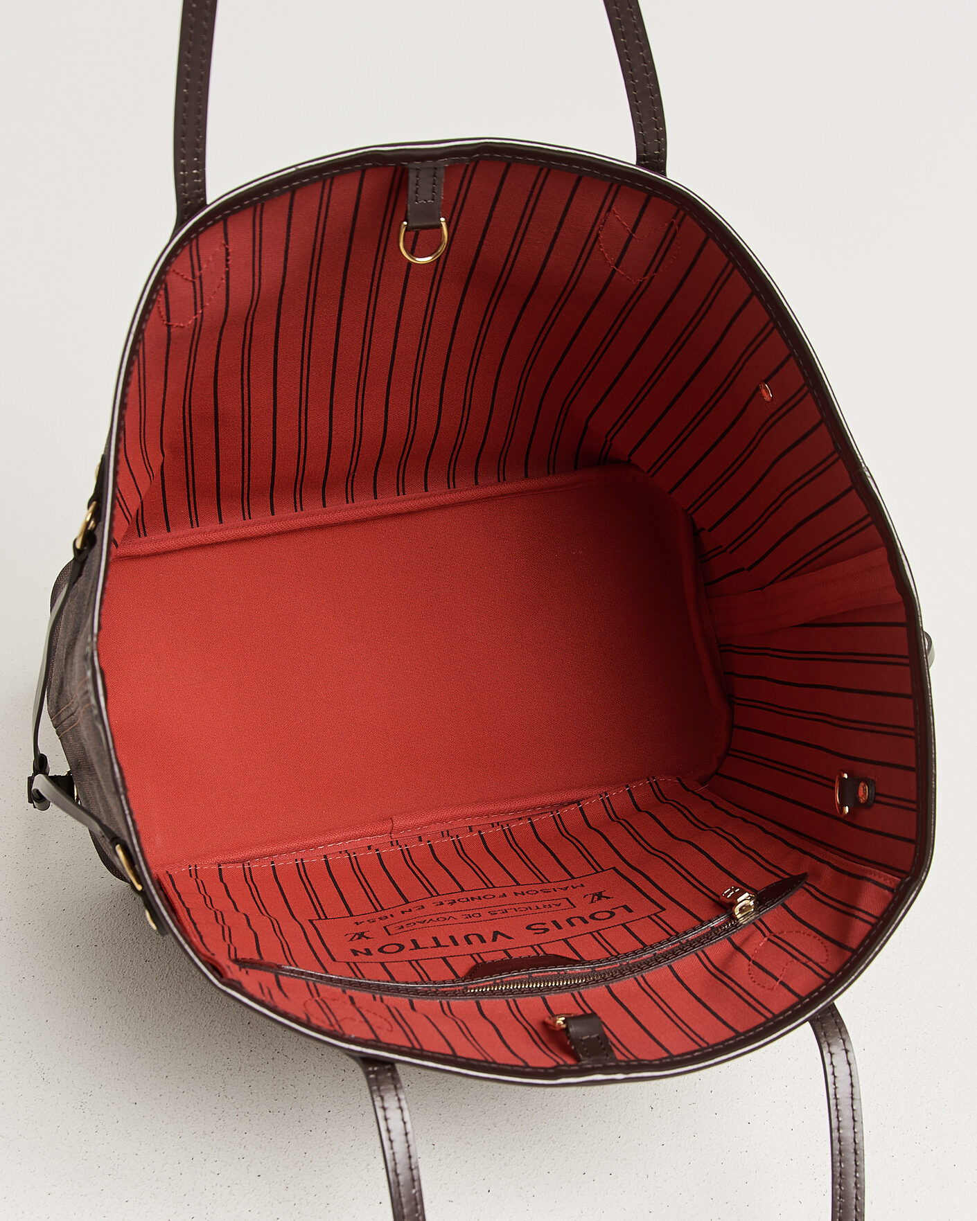 Uomini | Pre-Owned & Vintage Bags | Louis Vuitton Pre-Owned | Neverfull MM Damier Ebene