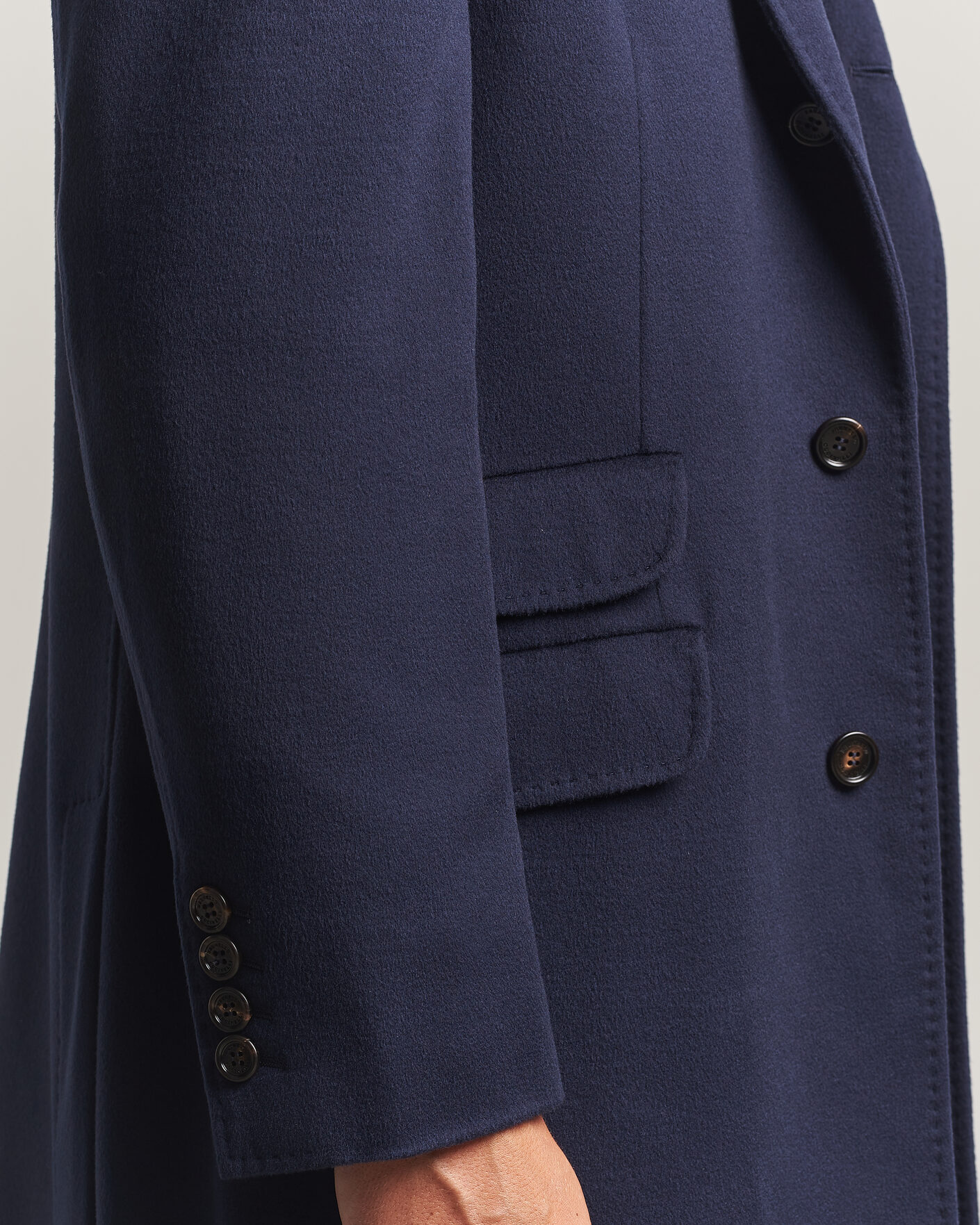 Uomini | Giacche | Brunello Cucinelli | Soft Wool Coat Navy