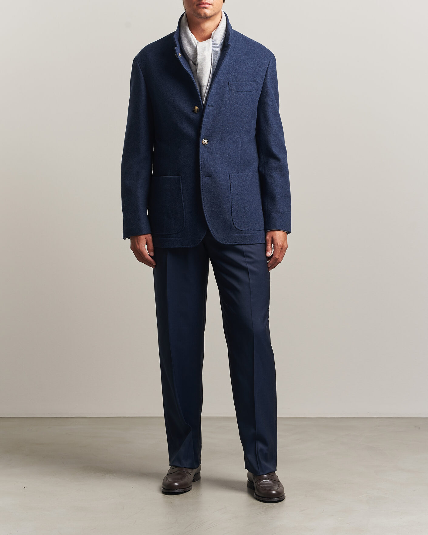Uomini | Giacche | Brunello Cucinelli | Cashmere City Jacket Navy