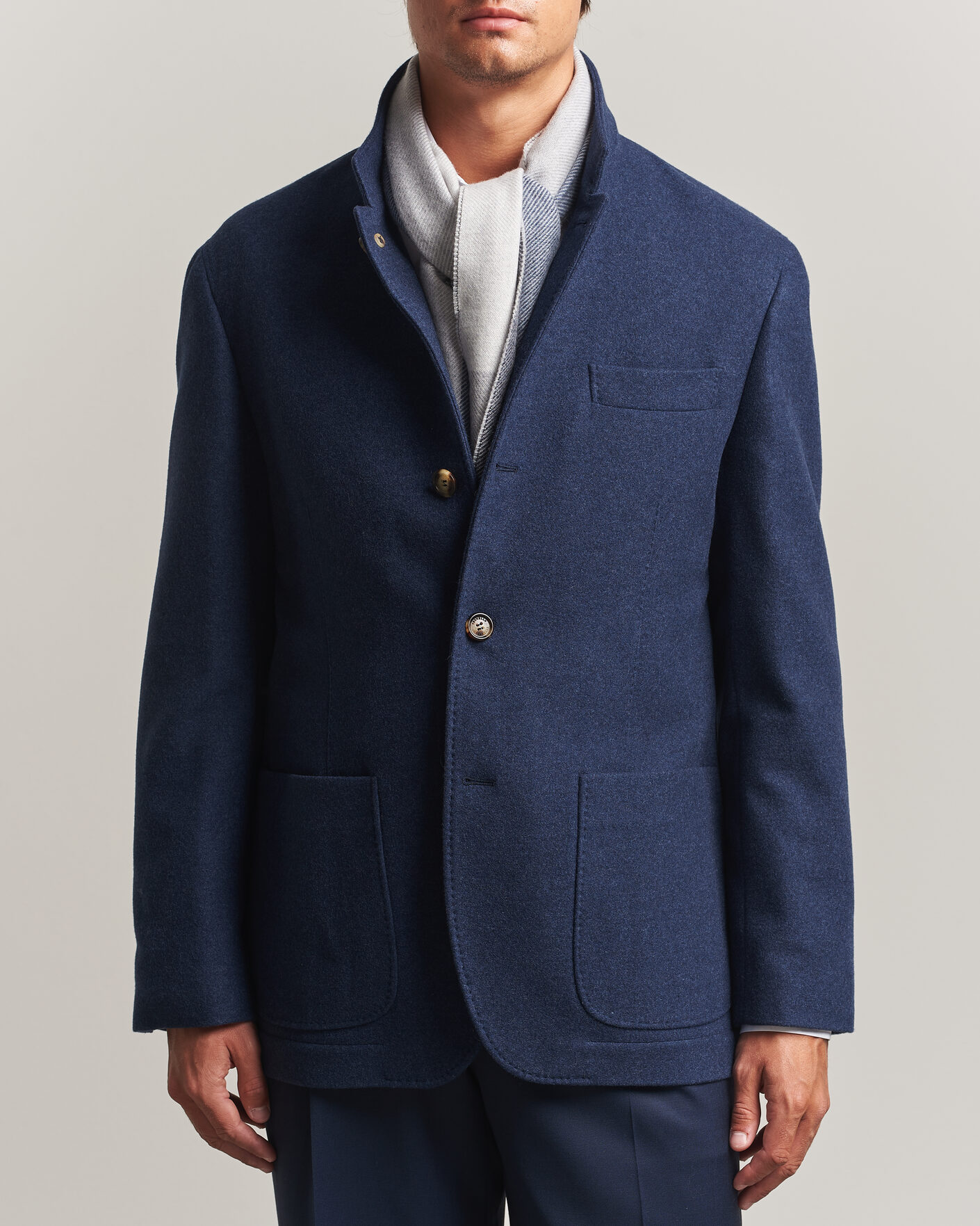 Uomini | Giacche | Brunello Cucinelli | Cashmere City Jacket Navy