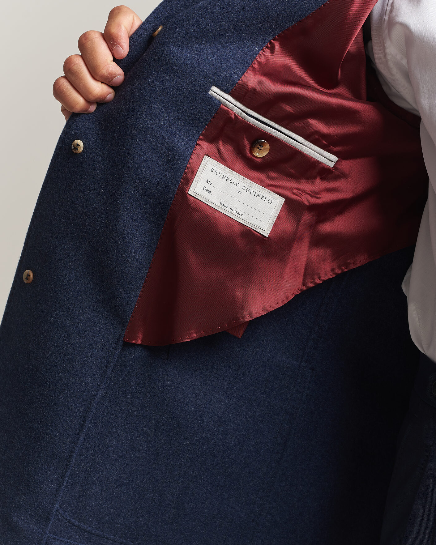 Uomini | Giacche | Brunello Cucinelli | Cashmere City Jacket Navy