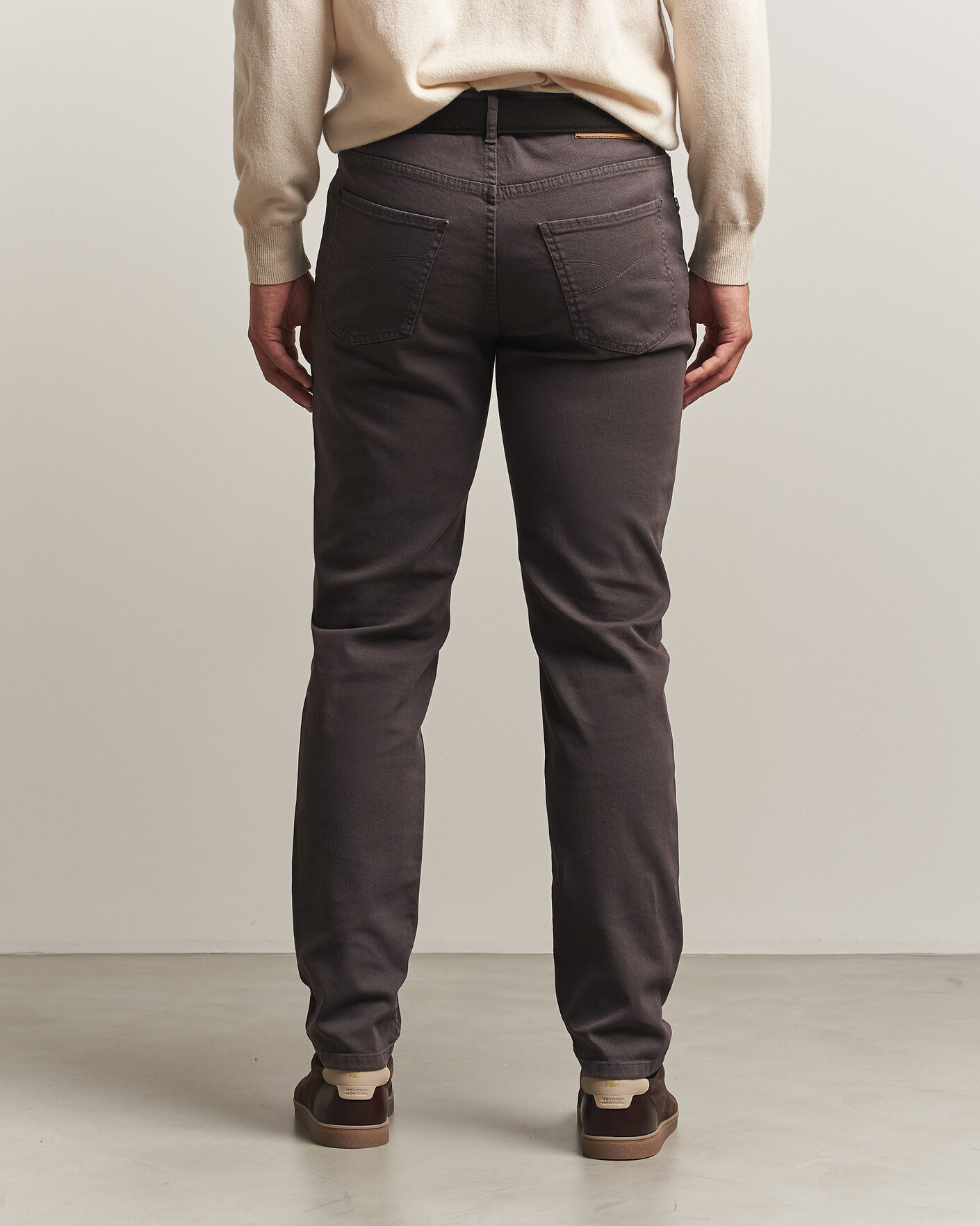 Uomini | Pantaloni | Brunello Cucinelli | Slim Fit Bull Denim Pants Dark Brown