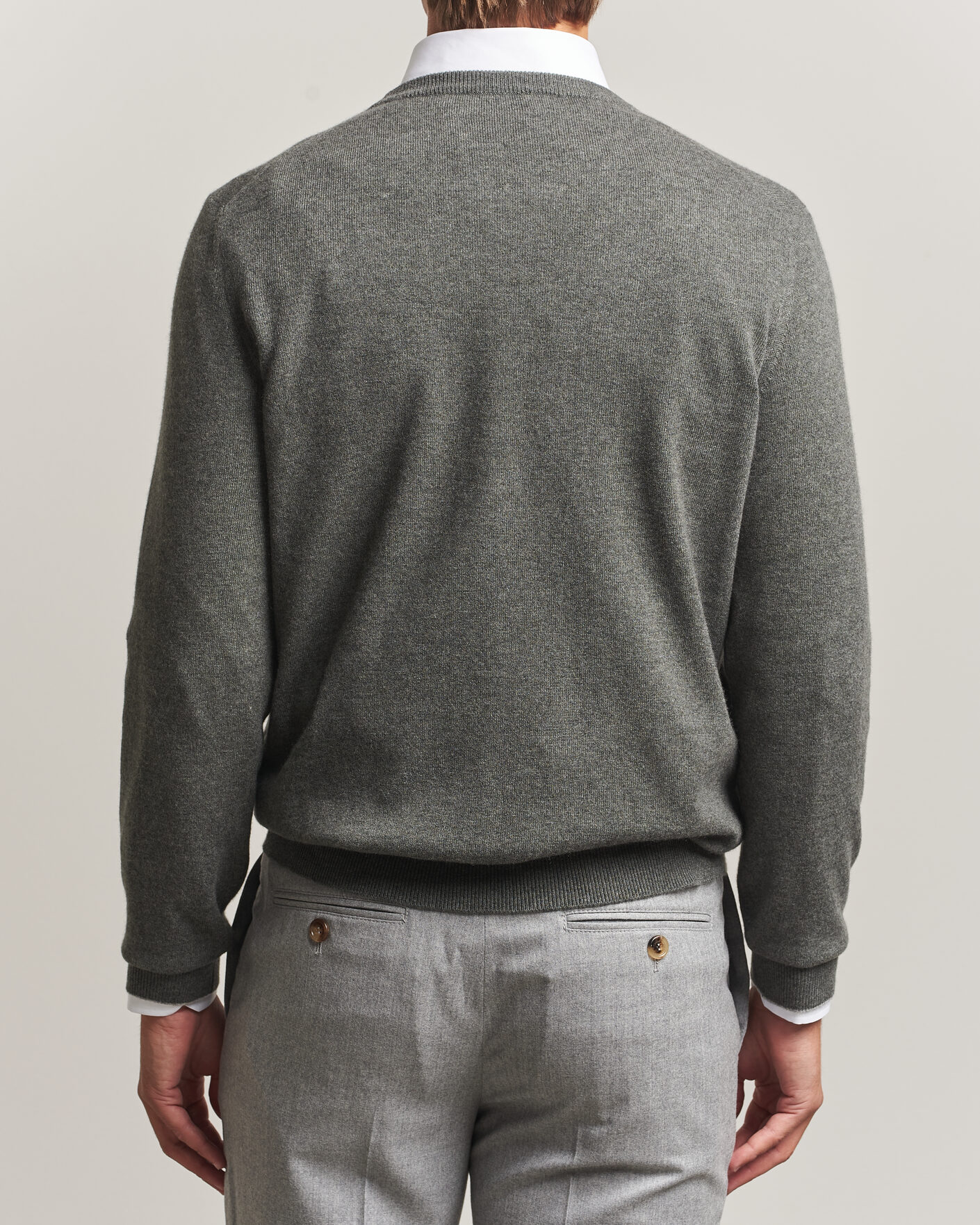 Uomini | Maglieria | Brunello Cucinelli | 2 Ply Cashmere Pullover Forest Green