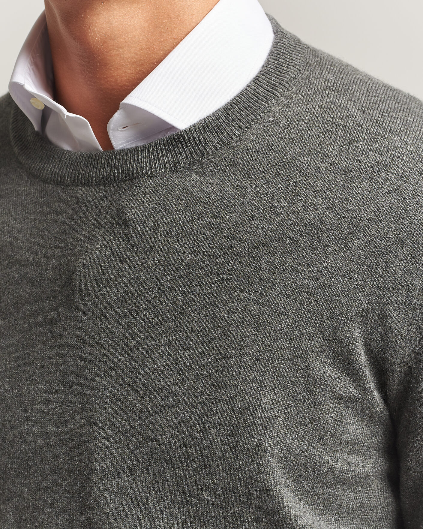 Uomini | Maglieria | Brunello Cucinelli | 2 Ply Cashmere Pullover Forest Green