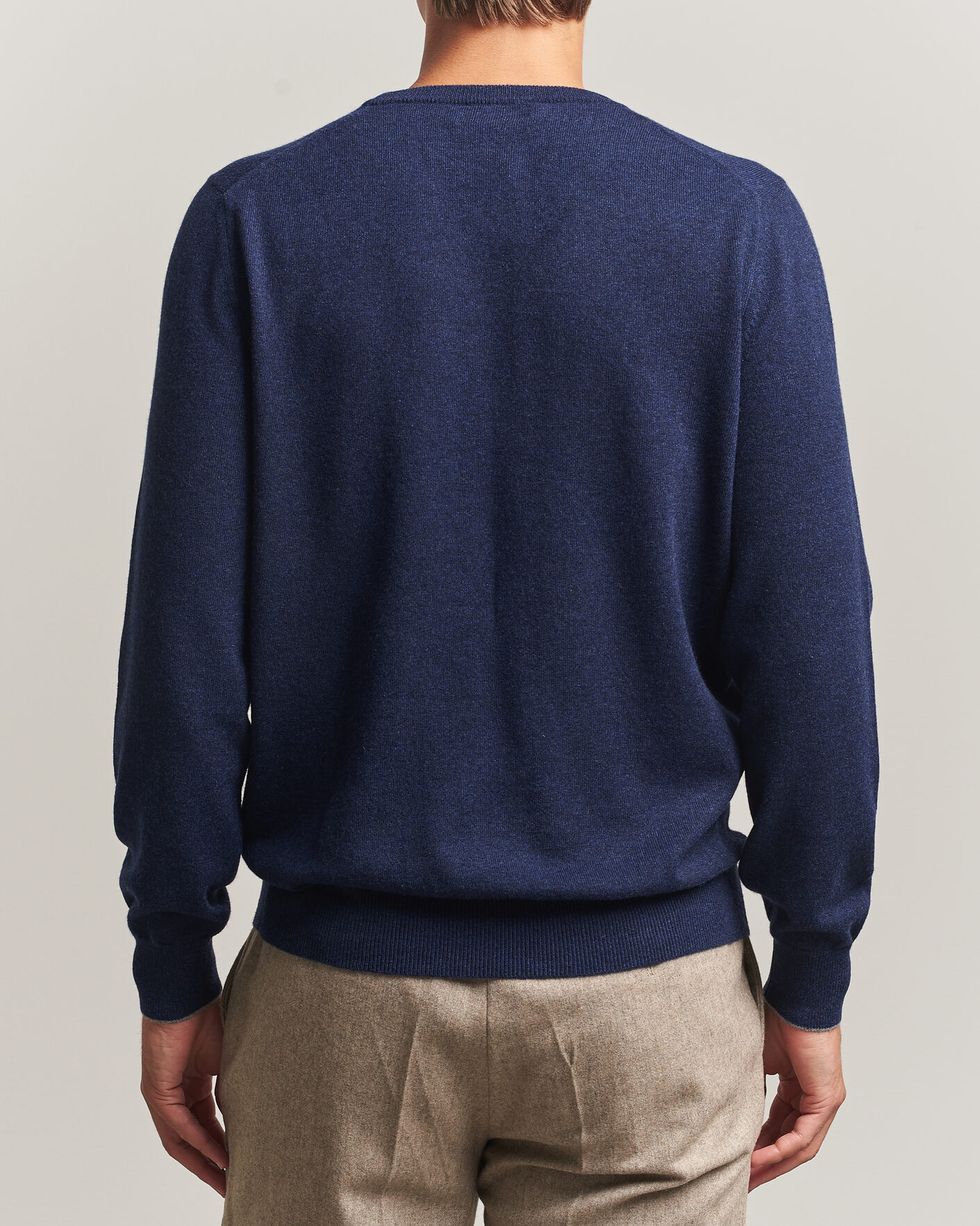 Uomini | Maglieria | Brunello Cucinelli | 2 Ply Cashmere Pullover Marine