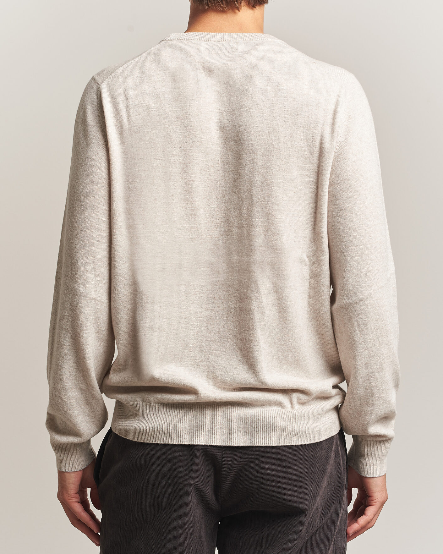 Uomini | Maglieria | Brunello Cucinelli | 2 Ply Cashmere Pullover Oyster