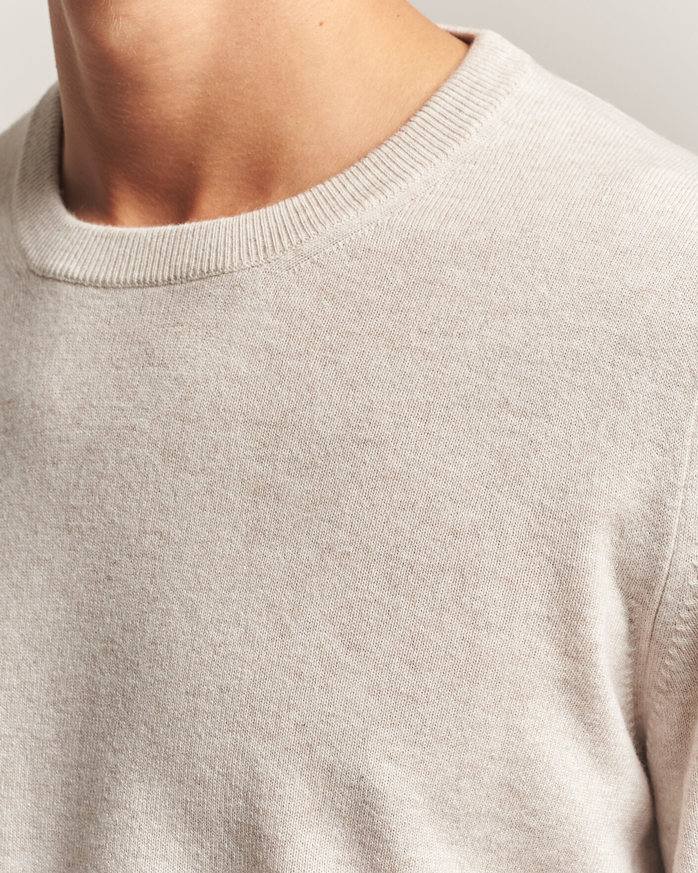 Uomini | Maglieria | Brunello Cucinelli | 2 Ply Cashmere Pullover Oyster