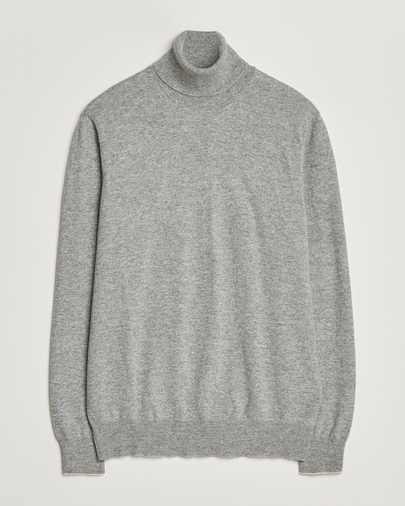 Uomini | Maglieria | Brunello Cucinelli | 2 Ply Cashmere Rollneck Grey Melange