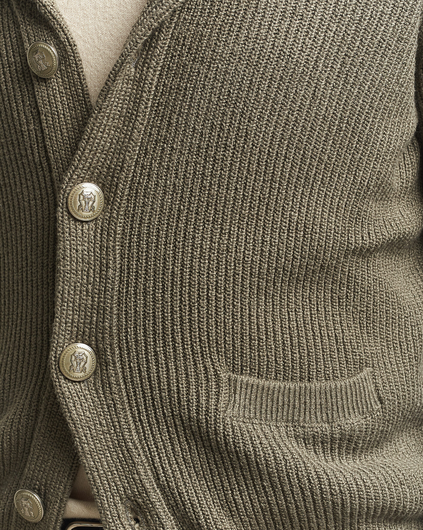 Uomini | Maglieria | Brunello Cucinelli | Shawl Collar Cardigan Forest Green