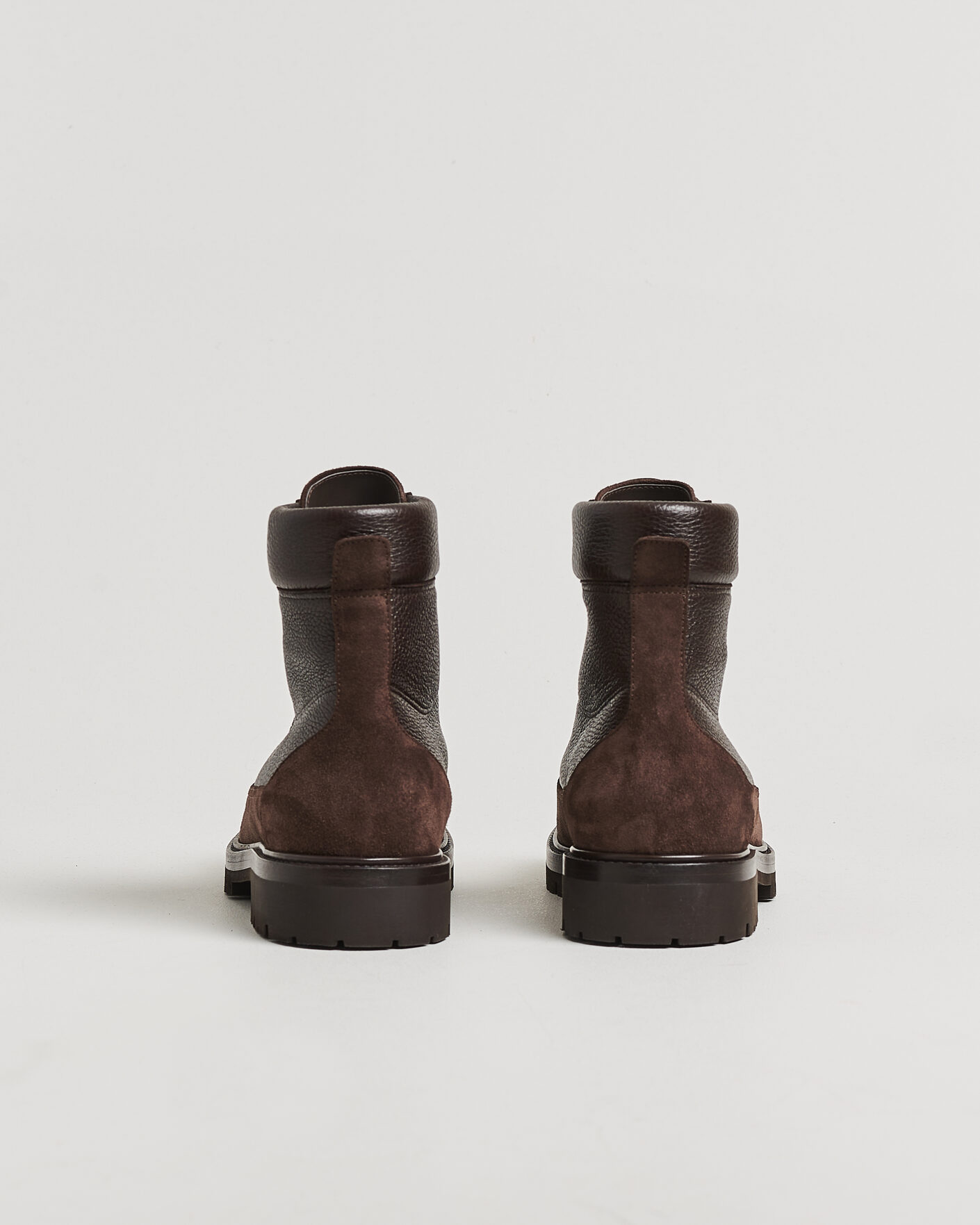 Uomini | Stivali | Brunello Cucinelli | Lace Up Boots Dark Brown