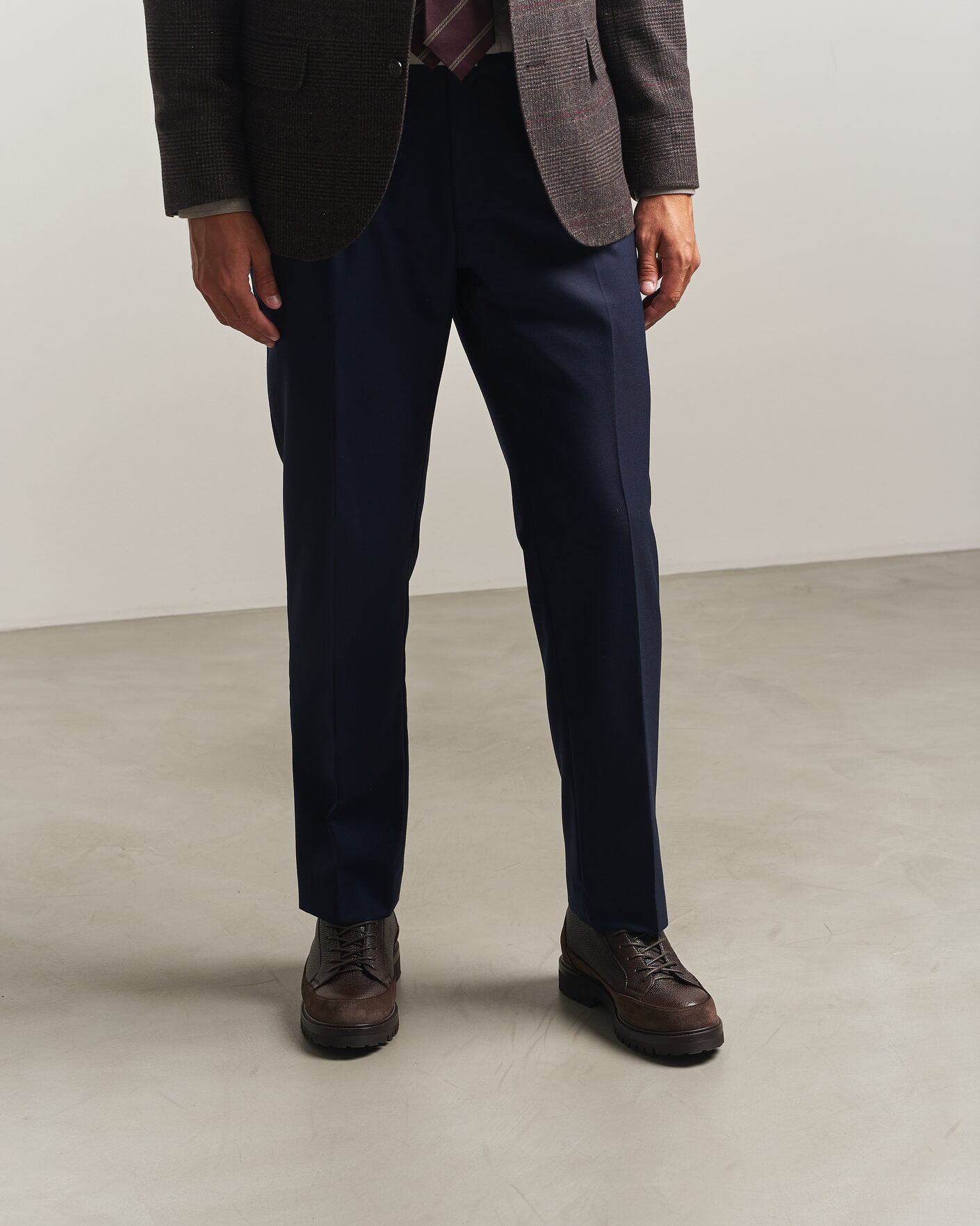 Uomini | Stivali | Brunello Cucinelli | Lace Up Boots Dark Brown