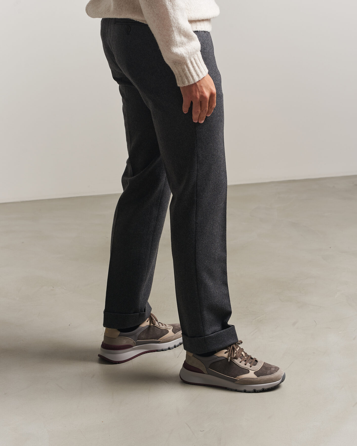 Uomini | Sneakers | Brunello Cucinelli | Running Sneakers Grey