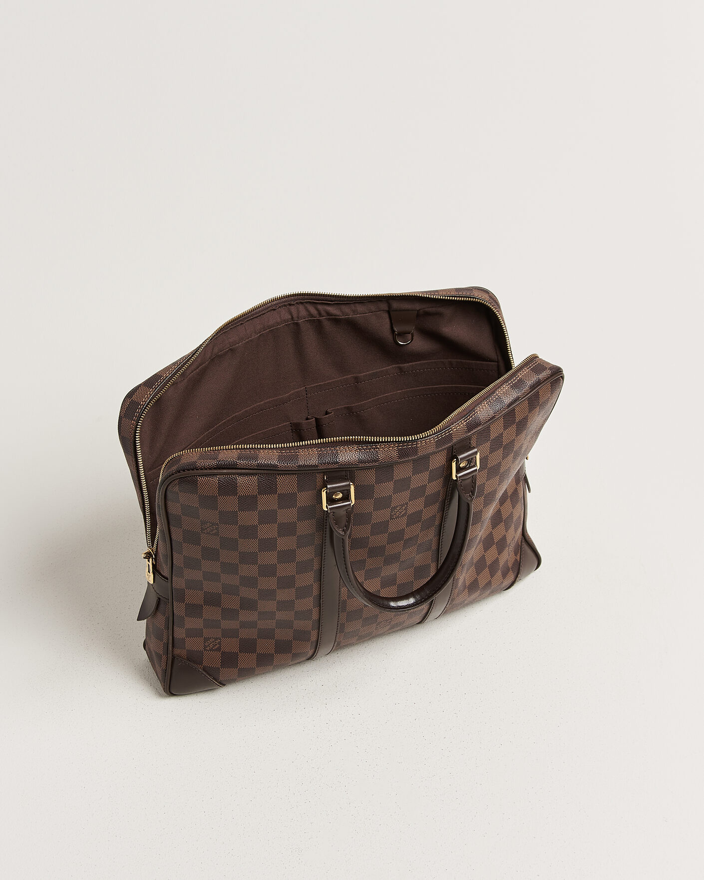 Uomini | Pre-Owned & Vintage Bags | Louis Vuitton Pre-Owned | Porte Documents Voyage Damier Ebene