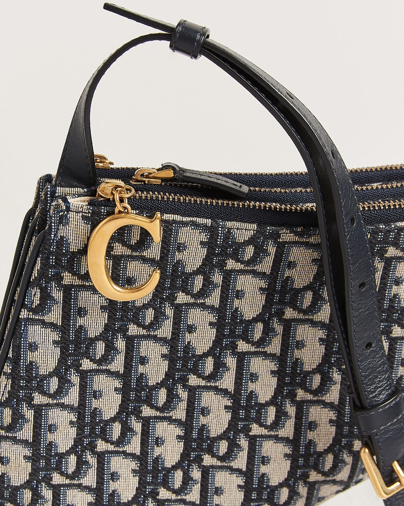 Uomini | Pre-Owned & Vintage Bags | Dior Pre-Owned | Saddle Oblique Rodeo Trio Pouch Blue