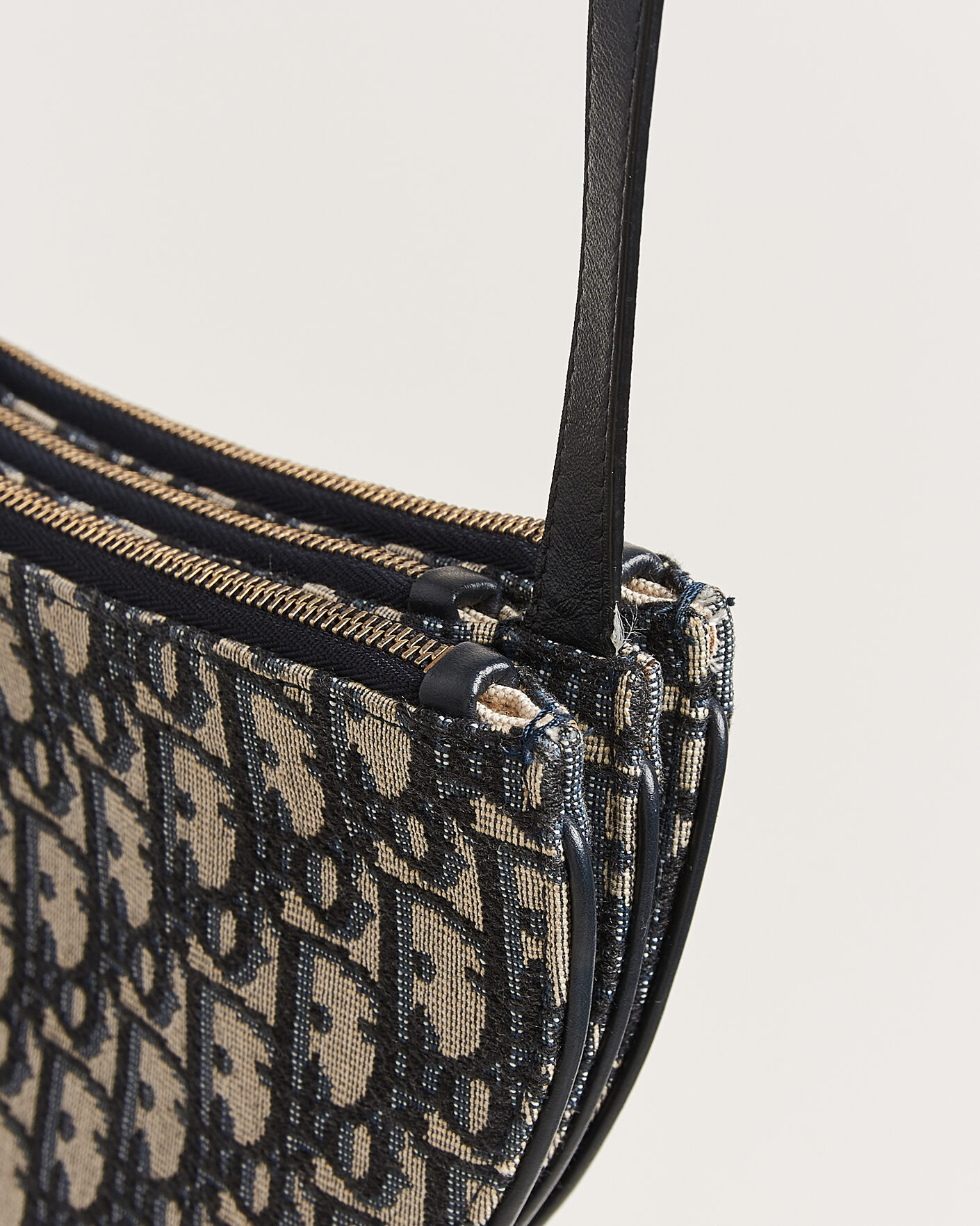 Uomini | Pre-Owned & Vintage Bags | Dior Pre-Owned | Saddle Oblique Rodeo Trio Pouch Blue