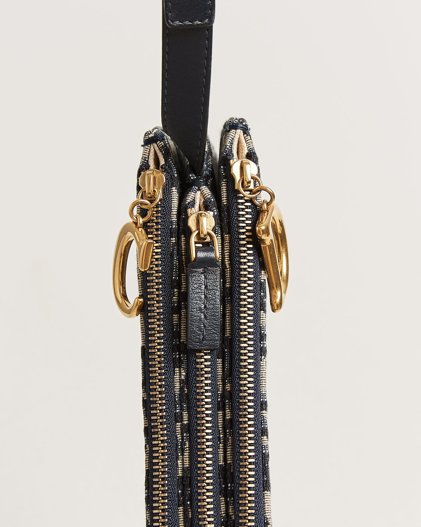 Uomini | Pre-Owned & Vintage Bags | Dior Pre-Owned | Saddle Oblique Rodeo Trio Pouch Blue
