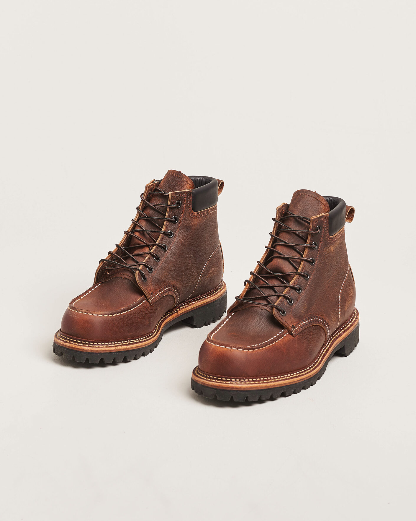 Uomini | Stivali | Red Wing Shoes | Norway Moc Toe Boot Copper Rough/Though Leather