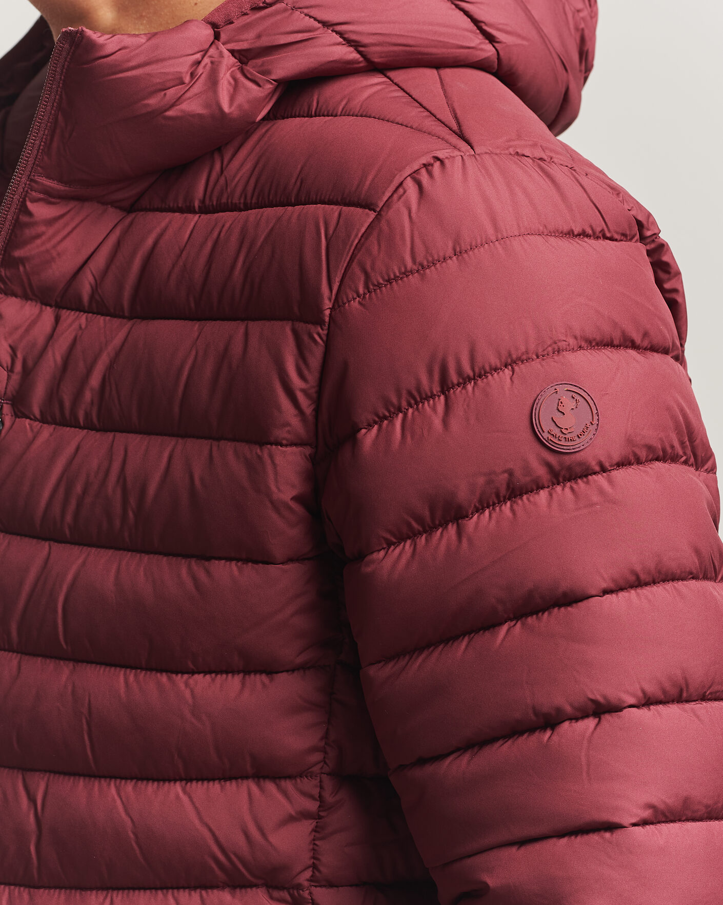 Uomini | Giacche | Save The Duck | Juncus Matt Lightweight Hood Jacket Wine Red