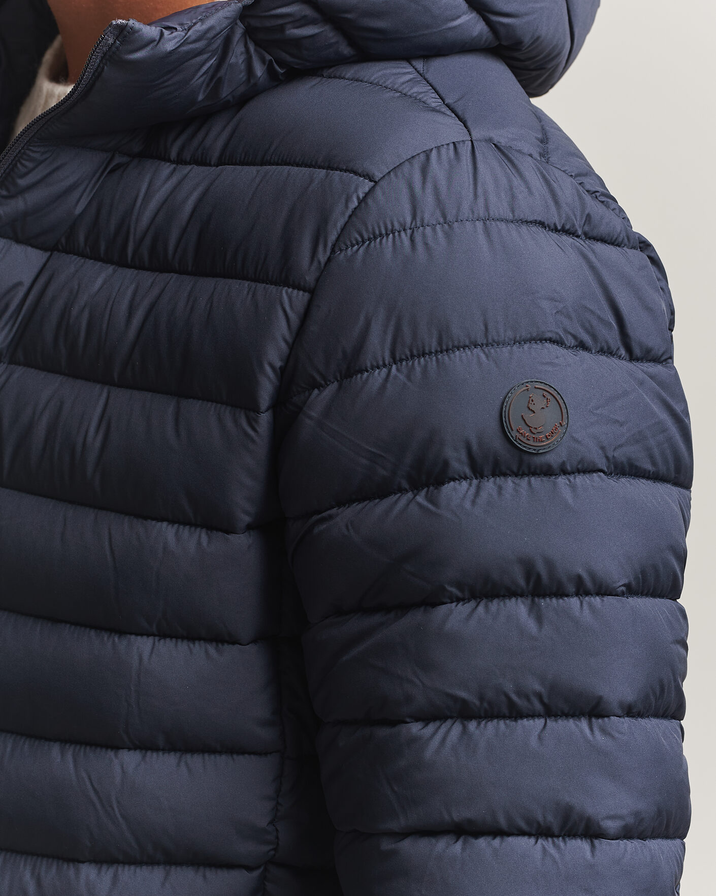 Uomini | Giacche | Save The Duck | Juncus Matt Lightweight Hood Jacket Blue Black