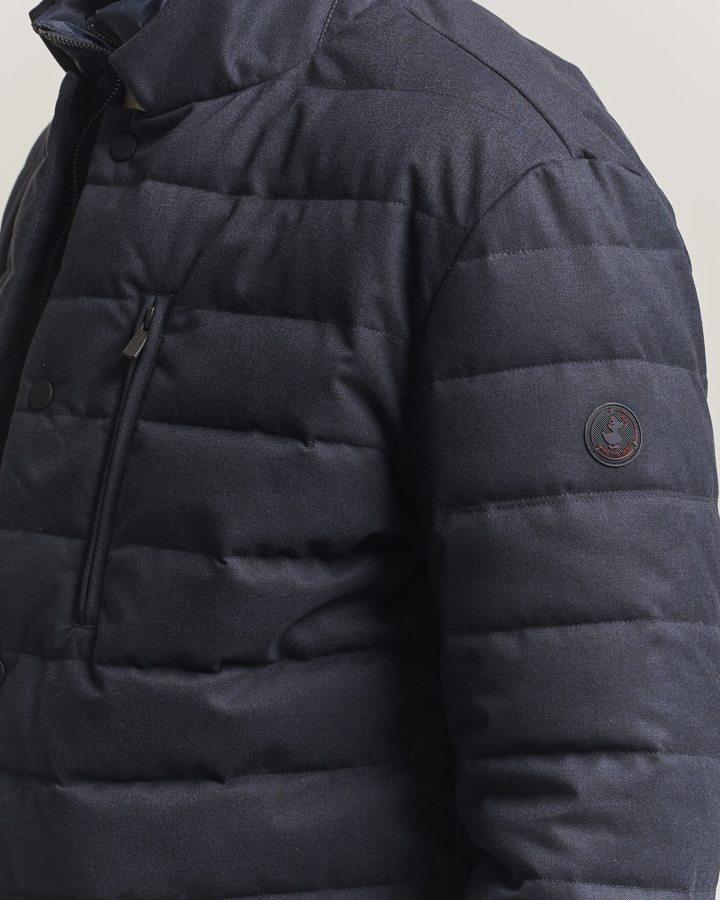 Uomini | Giacche | Save The Duck | Felipe Padded Flannel Jacket Navy Blue