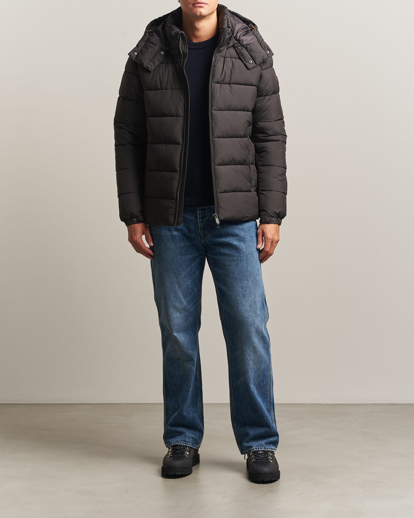 Uomini | Giacche | Save The Duck | Boris Matt Padded Puffer Brown Black