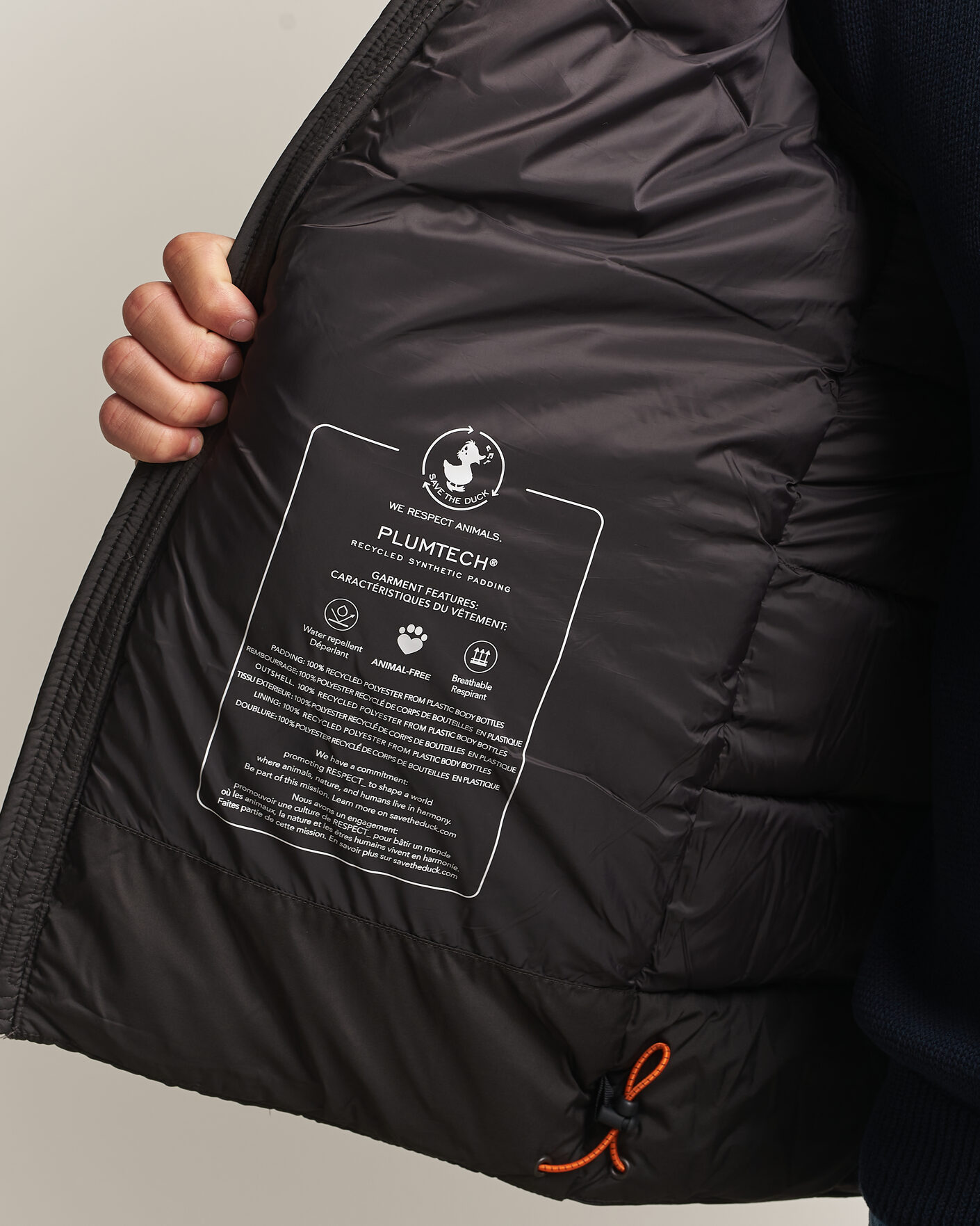 Uomini | Giacche | Save The Duck | Boris Matt Padded Puffer Brown Black
