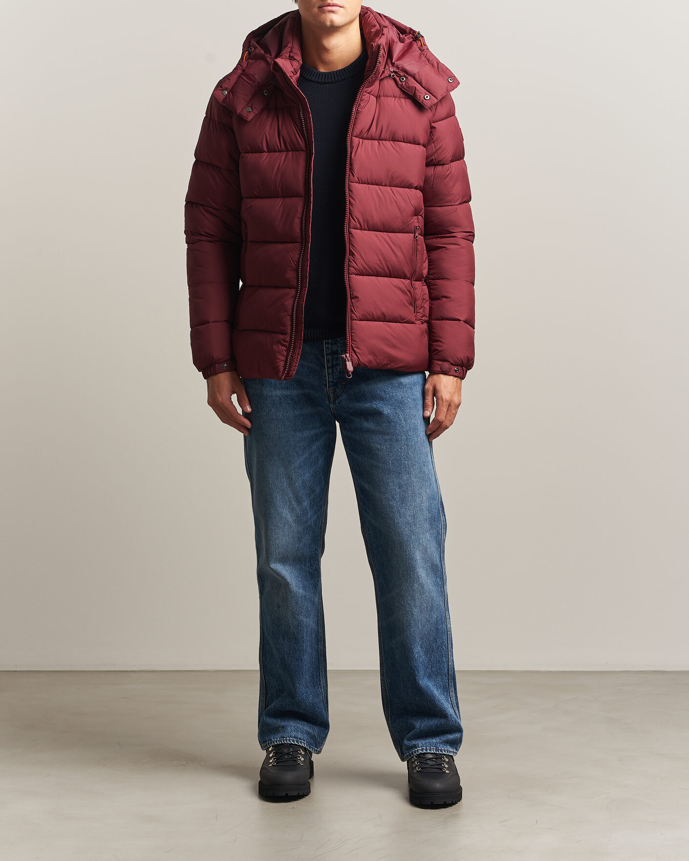 Uomini | Giacche | Save The Duck | Boris Matt Padded Puffer Wine Red