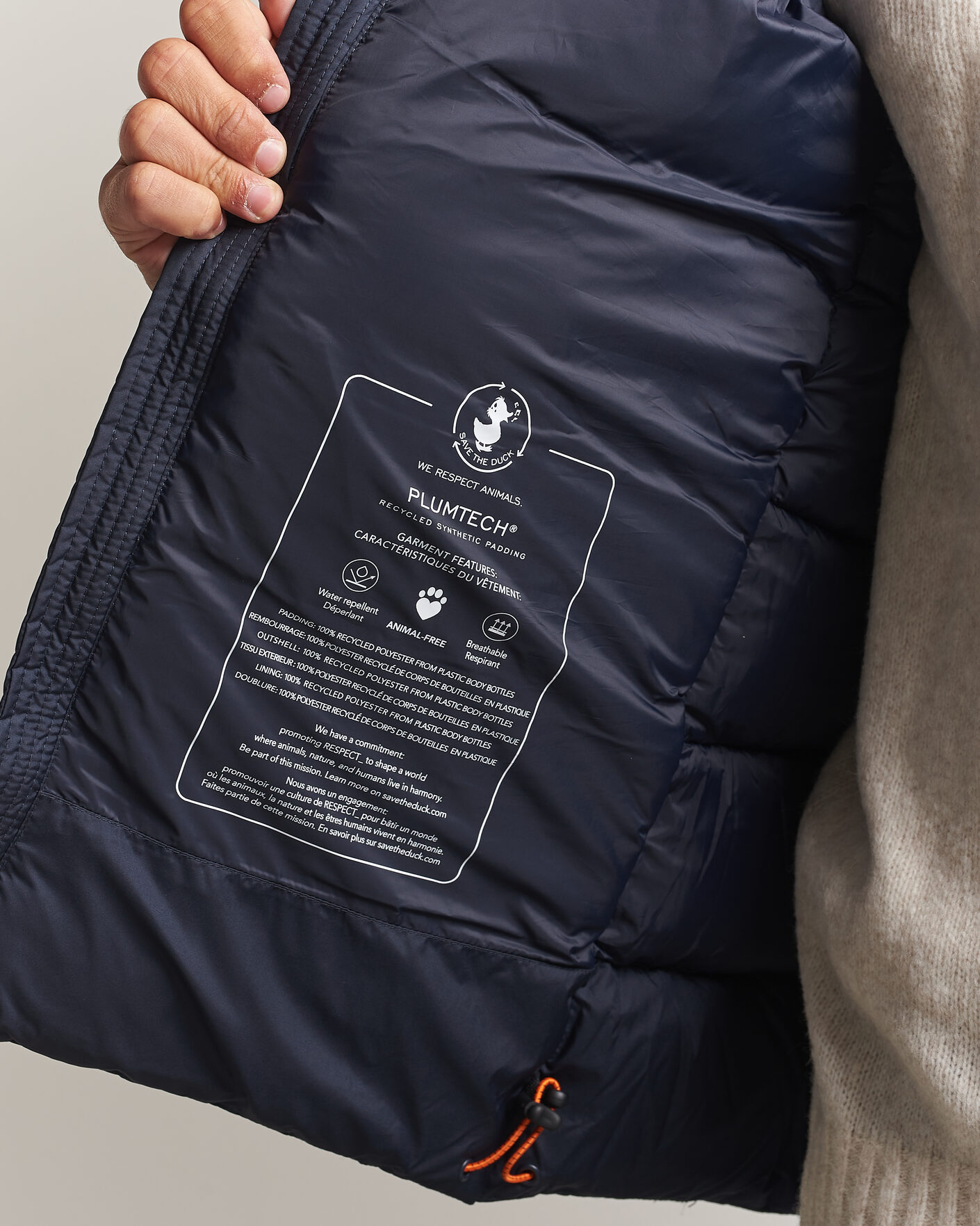 Uomini | Giacche | Save The Duck | Boris Matt Padded Puffer Blue Black