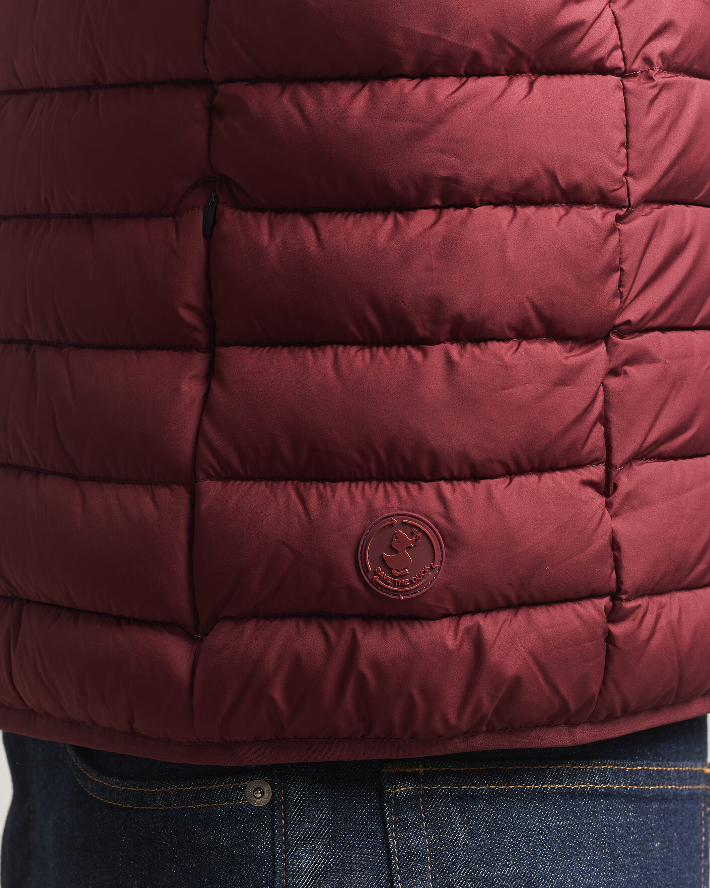 Uomini | Gilet | Save The Duck | Rhus Matt Lightweight Vest Wine Red