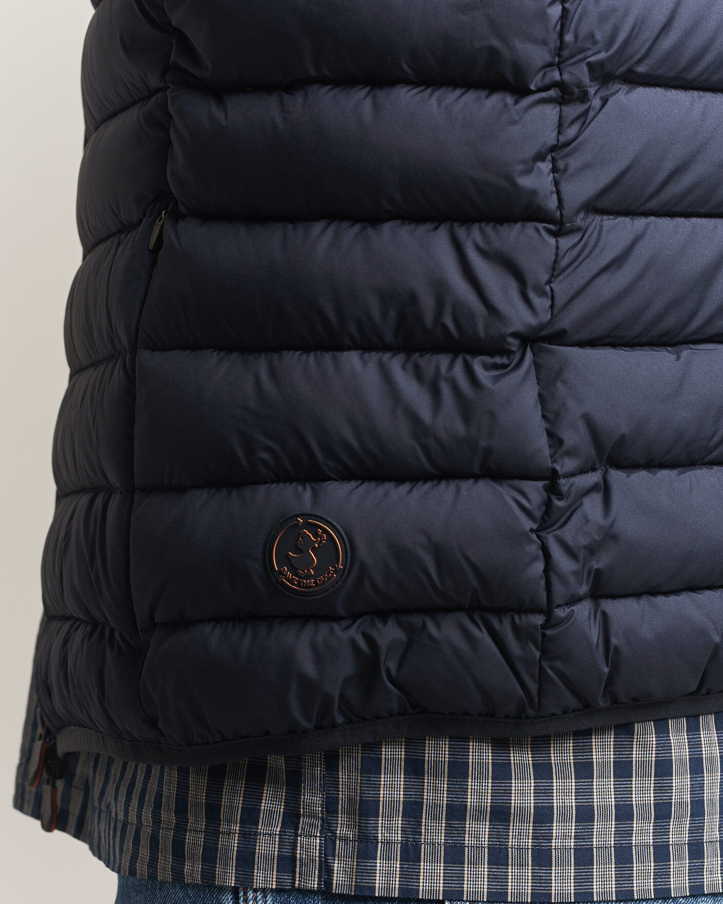 Uomini | Gilet | Save The Duck | Rhus Matt Lightweight Vest Blue Black