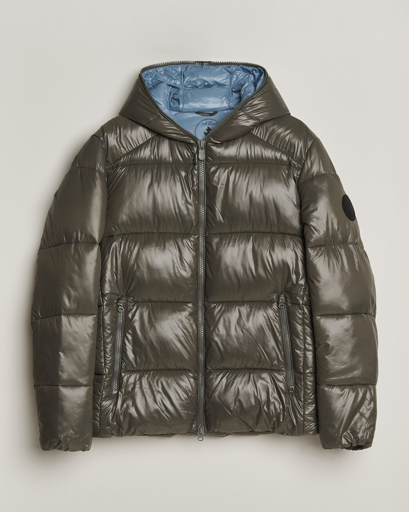 Uomini | Giacche | Save The Duck | Edgard Padded Puffer Gunmetal Grey