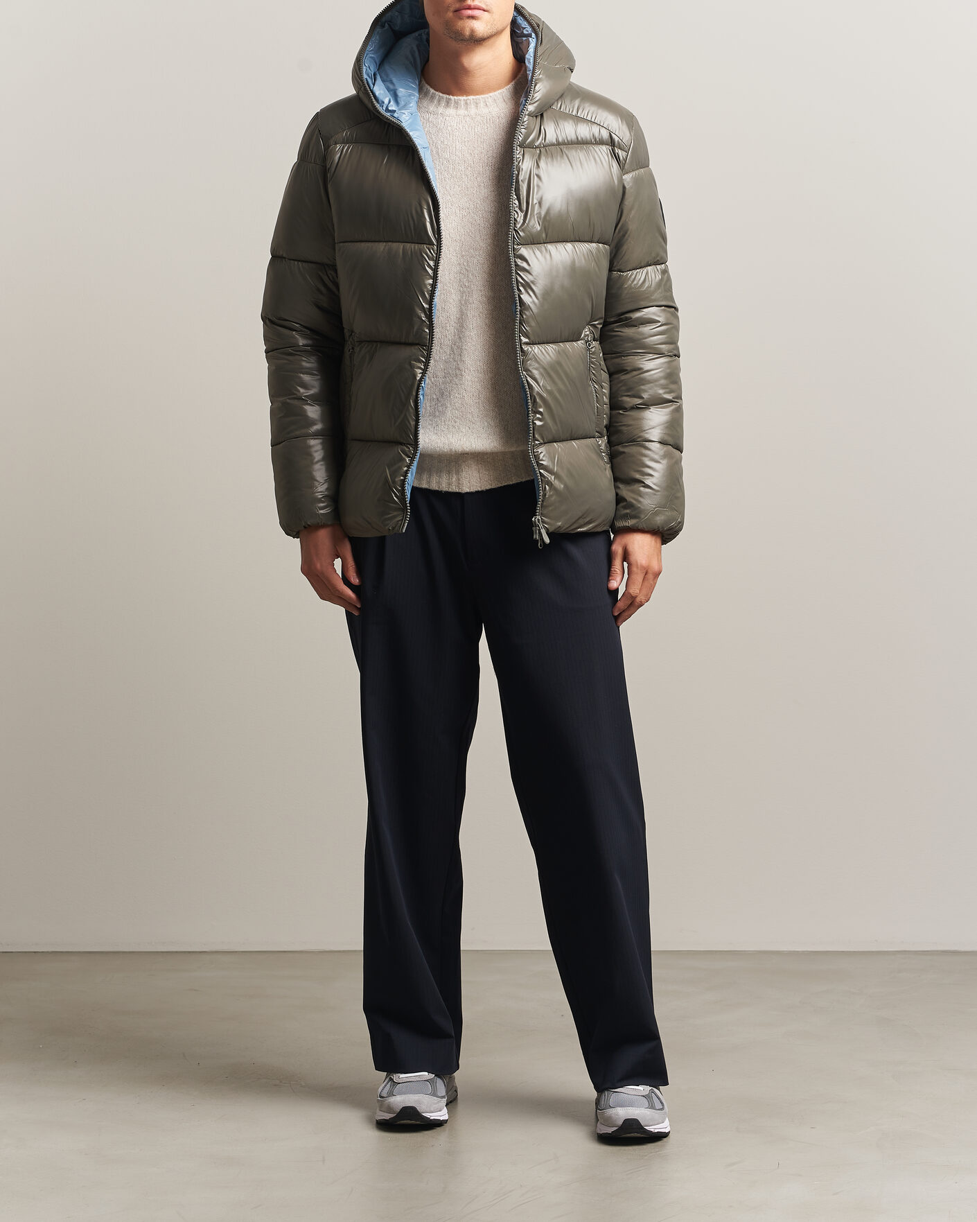 Uomini | Giacche | Save The Duck | Edgard Padded Puffer Gunmetal Grey