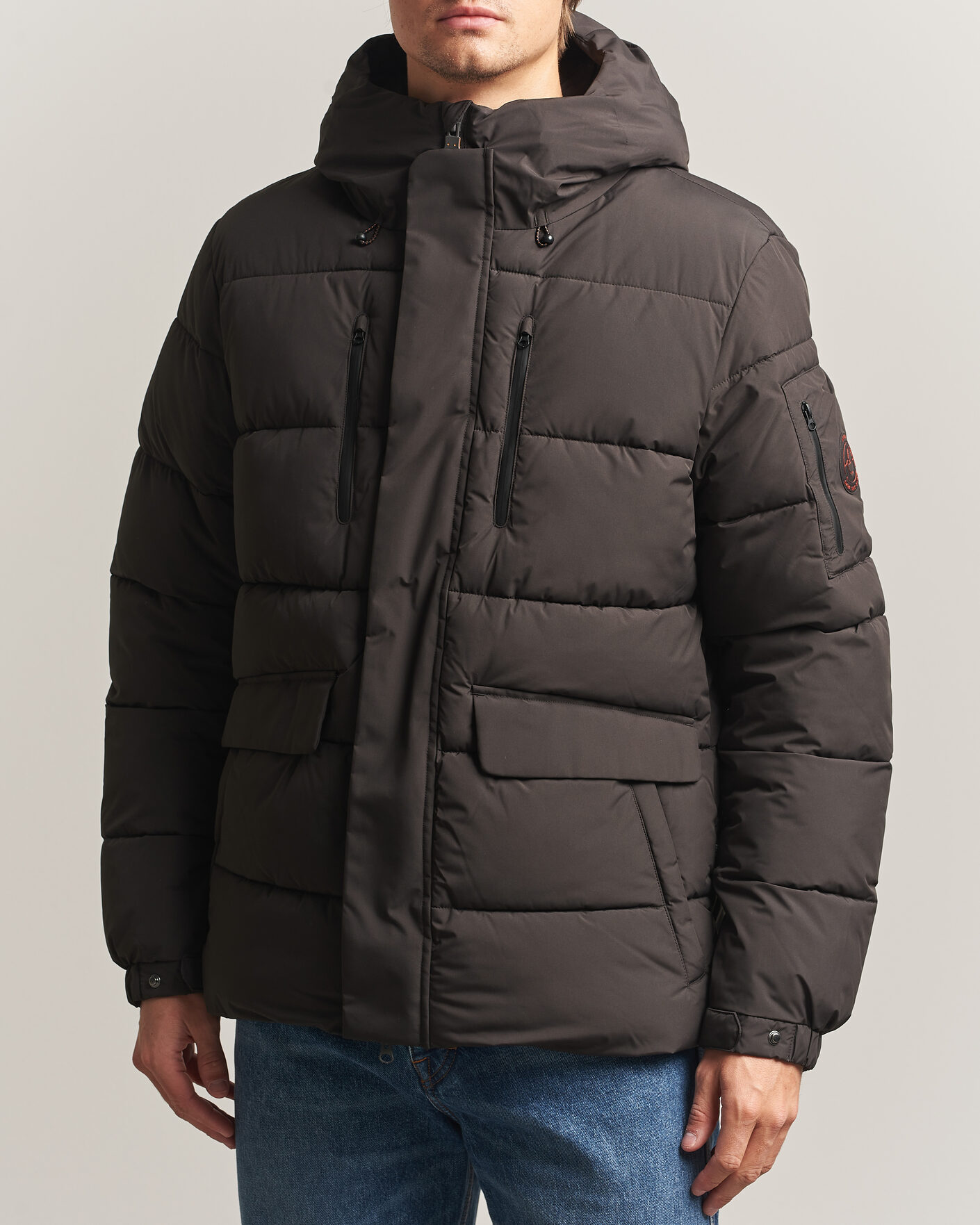 Uomini | Giacche | Save The Duck | Espel Short Arctic Parka Brown Black