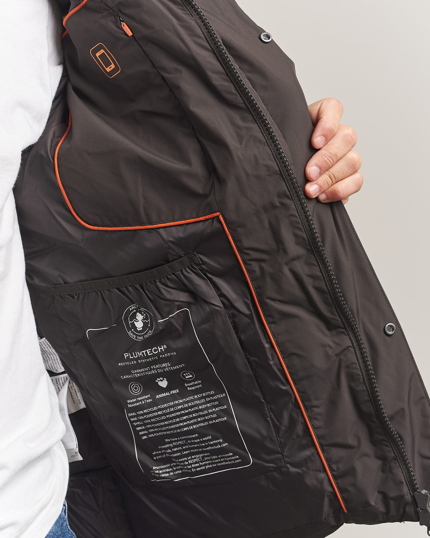 Uomini | Giacche | Save The Duck | Espel Short Arctic Parka Brown Black