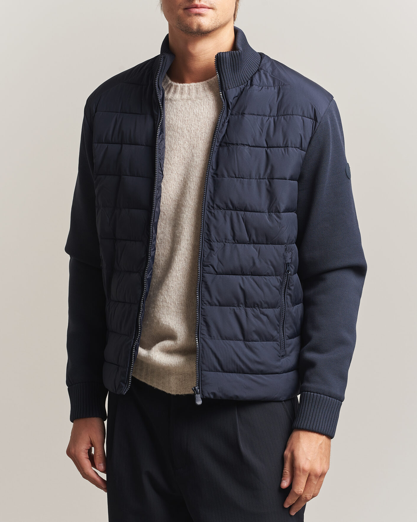 Uomini | Giacche | Save The Duck | Sedum Hybrid Jacket Blue Black