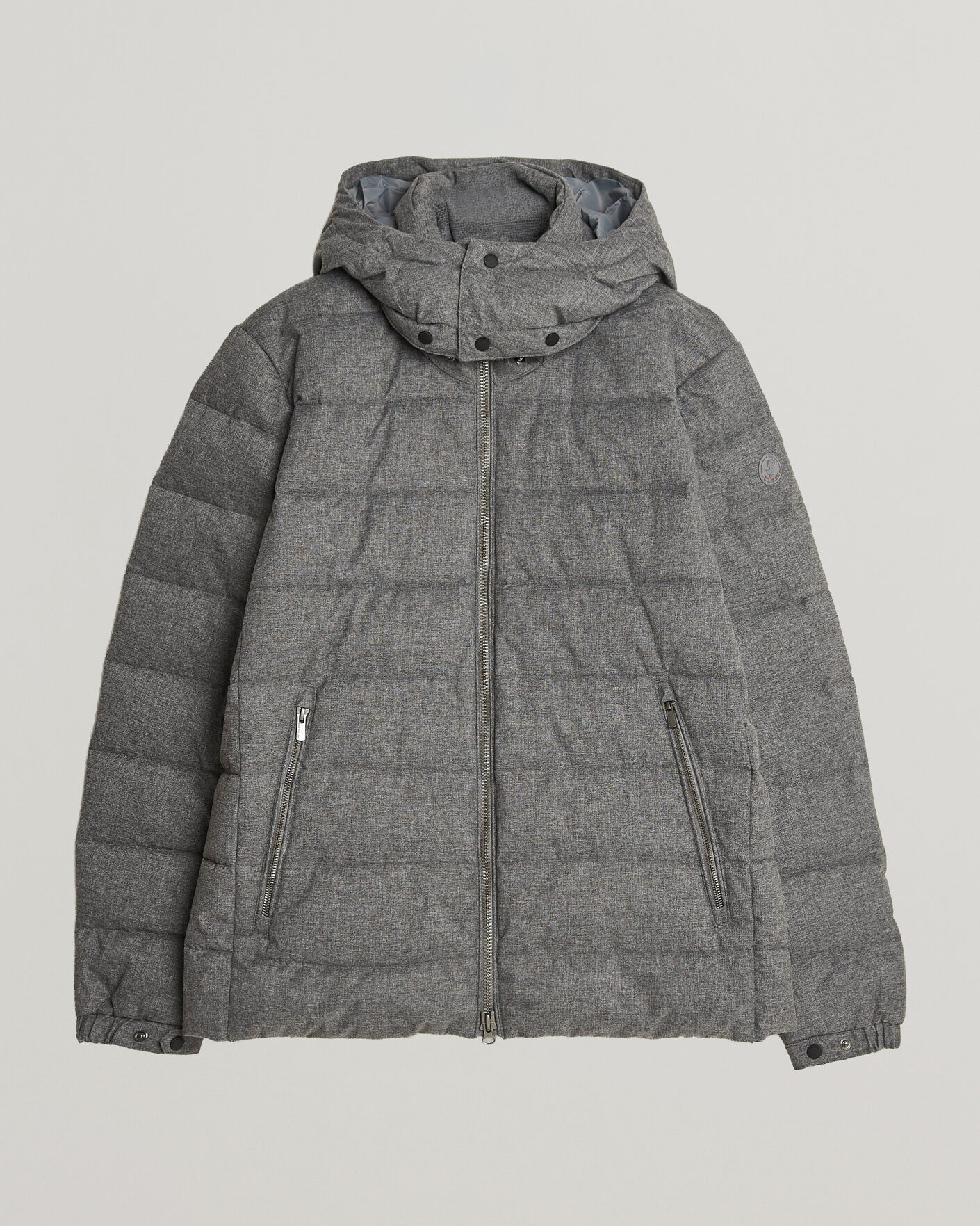 Uomini | Giacche | Save The Duck | Constantin Padded Flannel Jacket Mid Grey Melange