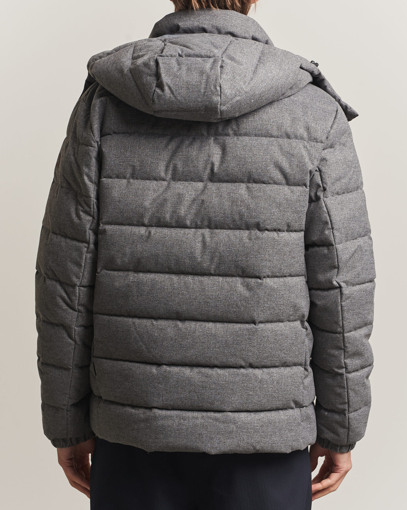 Uomini | Giacche | Save The Duck | Constantin Padded Flannel Jacket Mid Grey Melange
