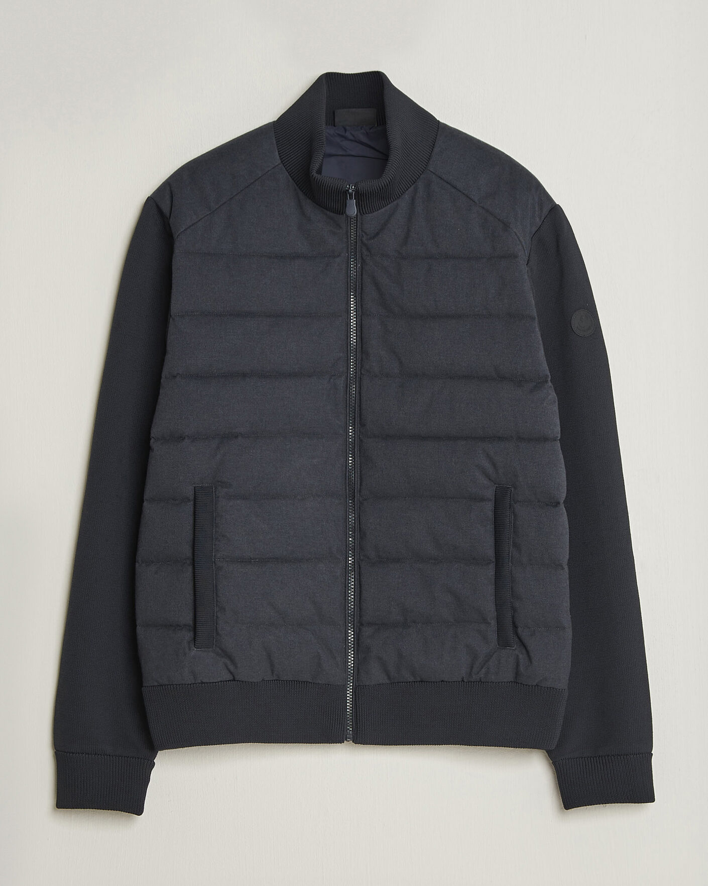 Uomini | Giacche | Save The Duck | Lasse Padded Hybrid Jacket Navy Blue Melange