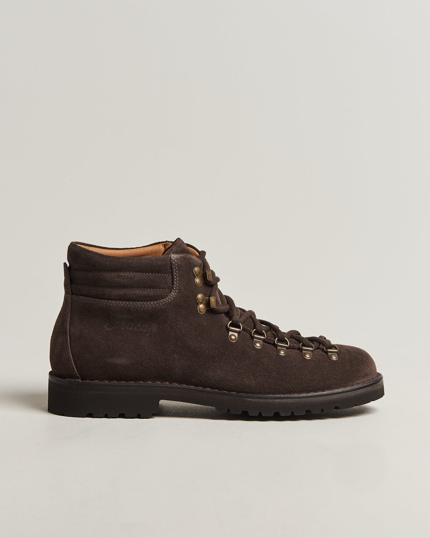 Uomini | Stivali | Fracap | M127 Suede Boot Dark Brown
