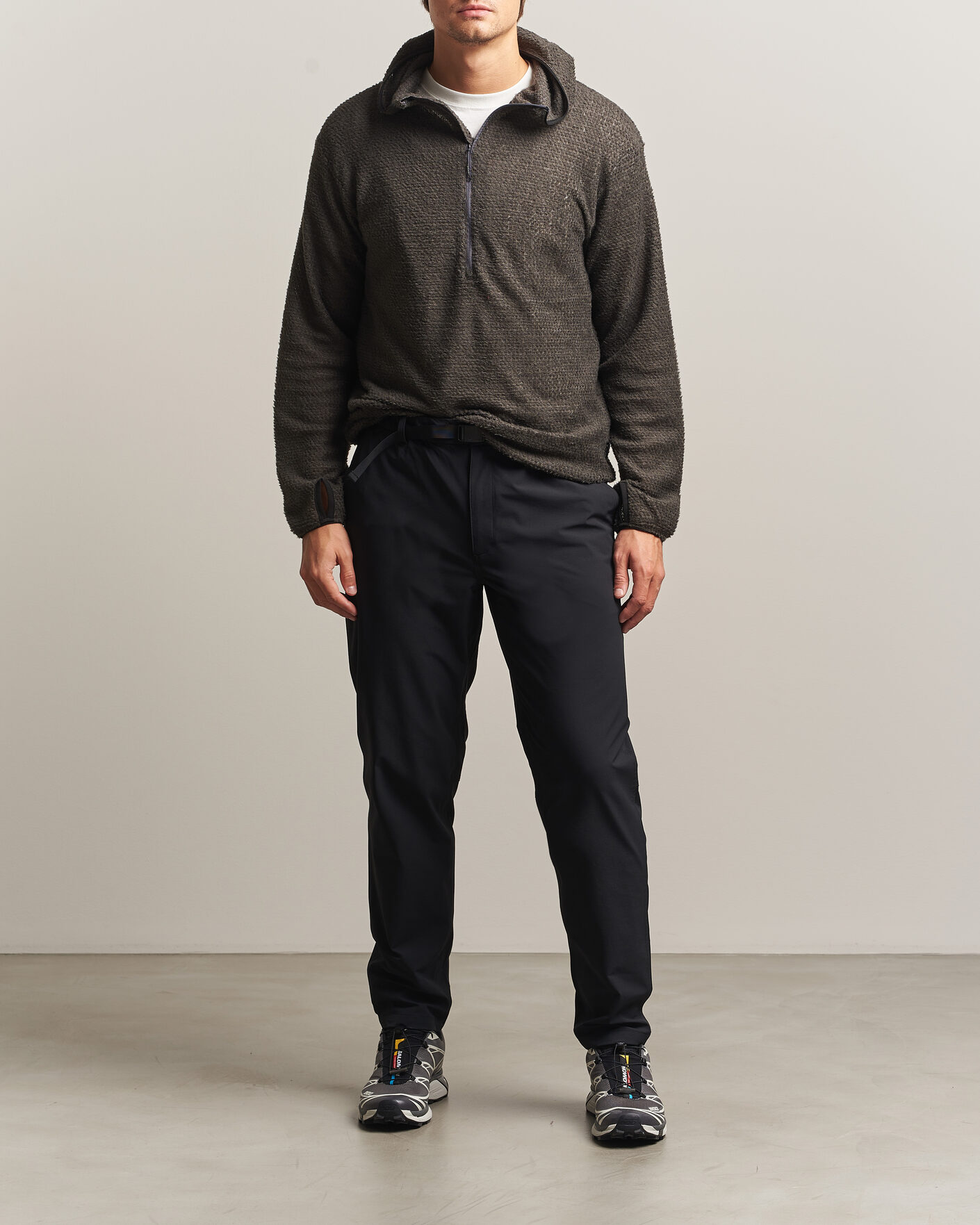 Uomini | Pantaloni | Snow Peak | Water-Repellent Stretch Tapered Pants Black