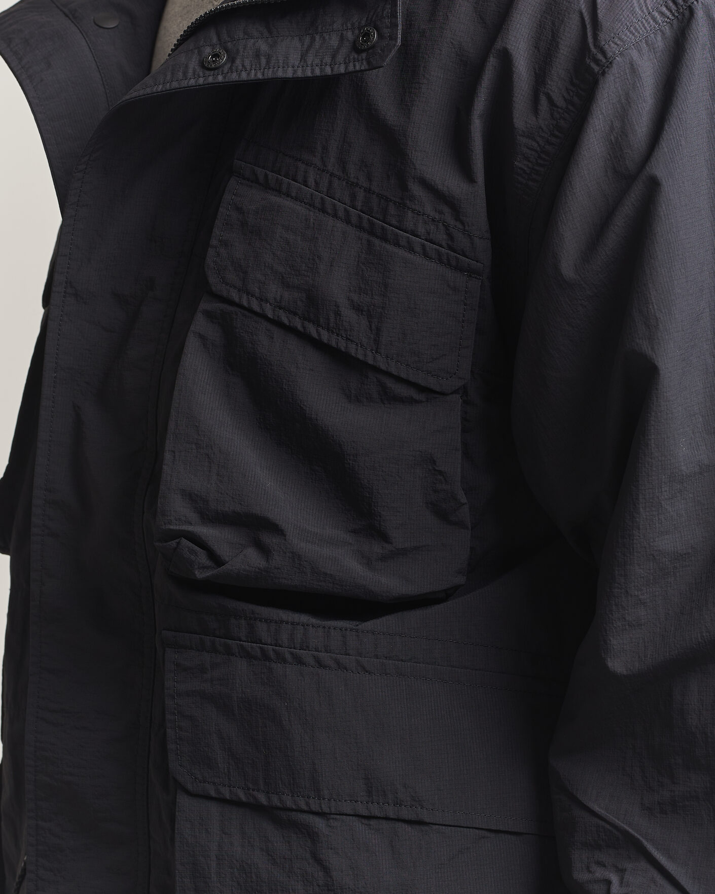 Uomini | Giacche | Snow Peak | Nylon Double Rip Jacket Black