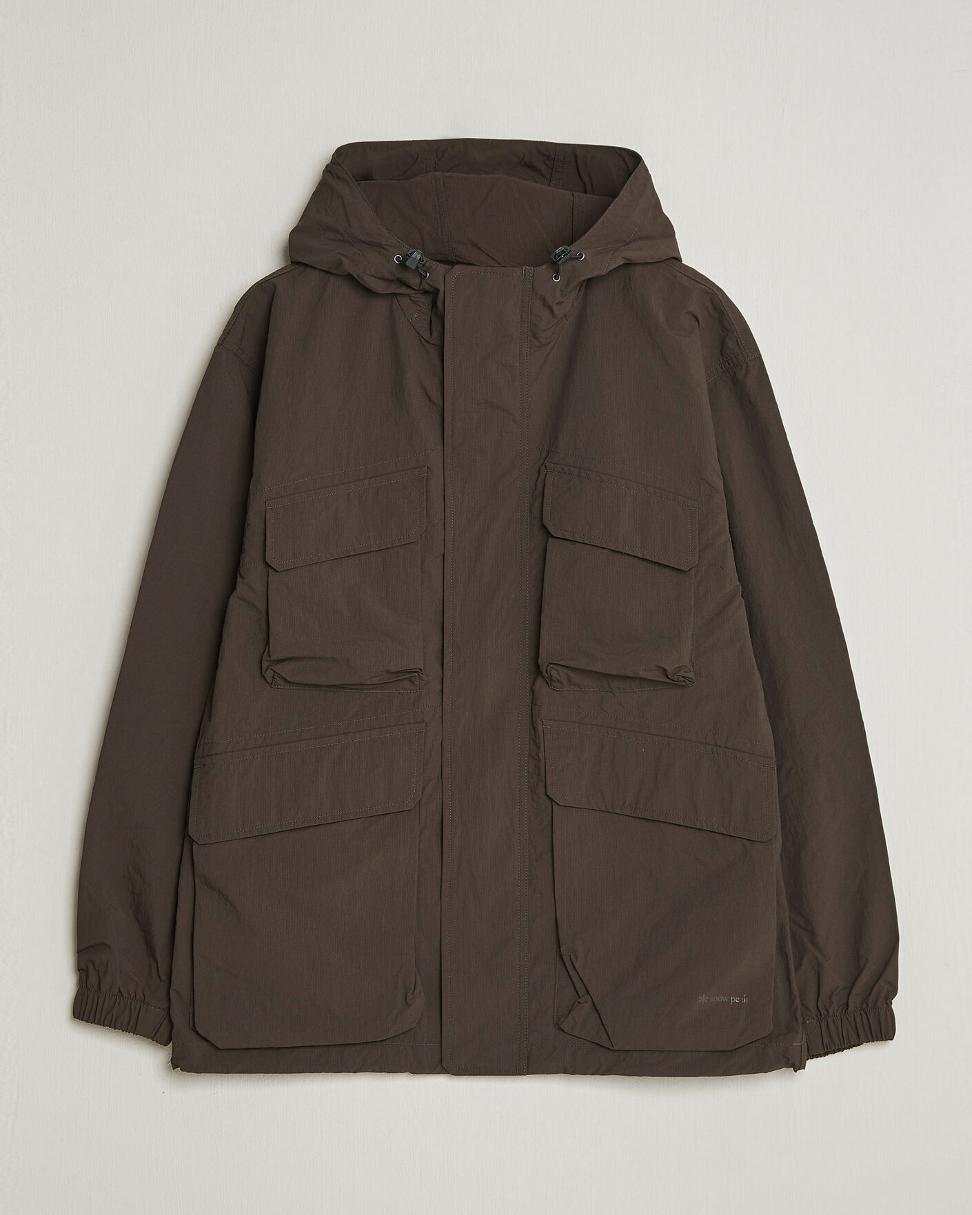 Uomini | Giacche | Snow Peak | Nylon Double Rip Jacket Dark Brown