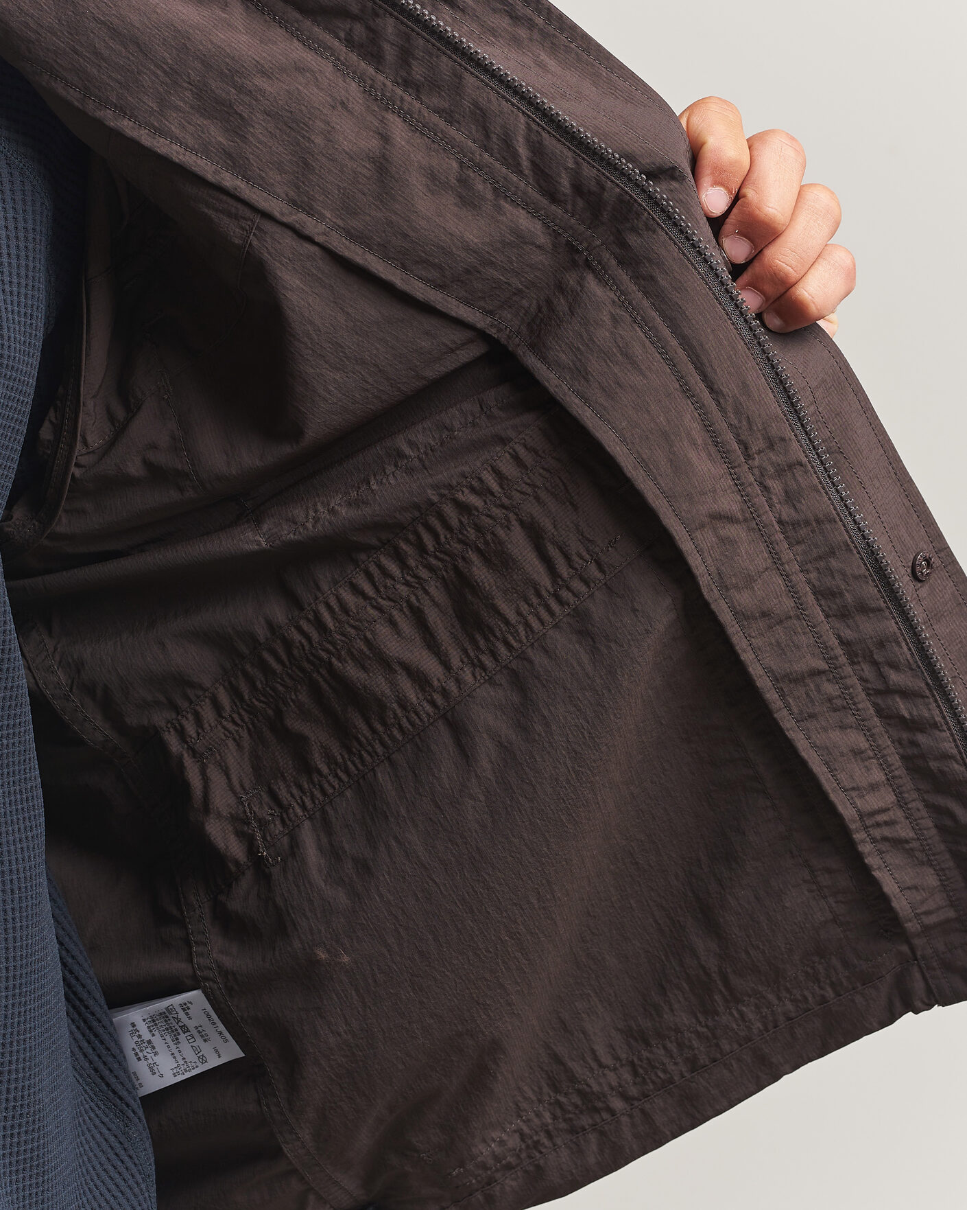 Uomini | Giacche | Snow Peak | Nylon Double Rip Jacket Dark Brown