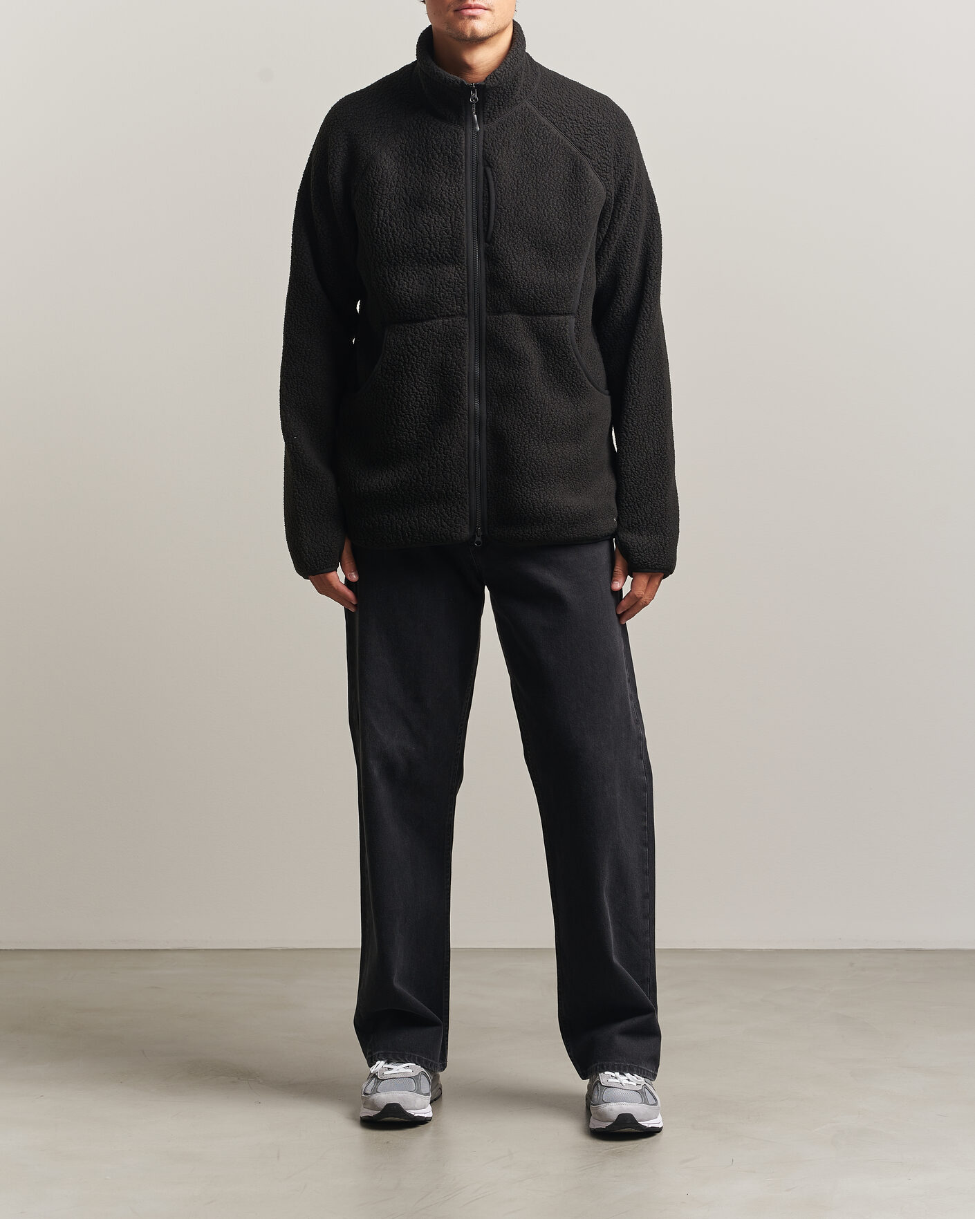 Uomini | Giacche | Snow Peak | Thermal Boa Fleece Jacket Black