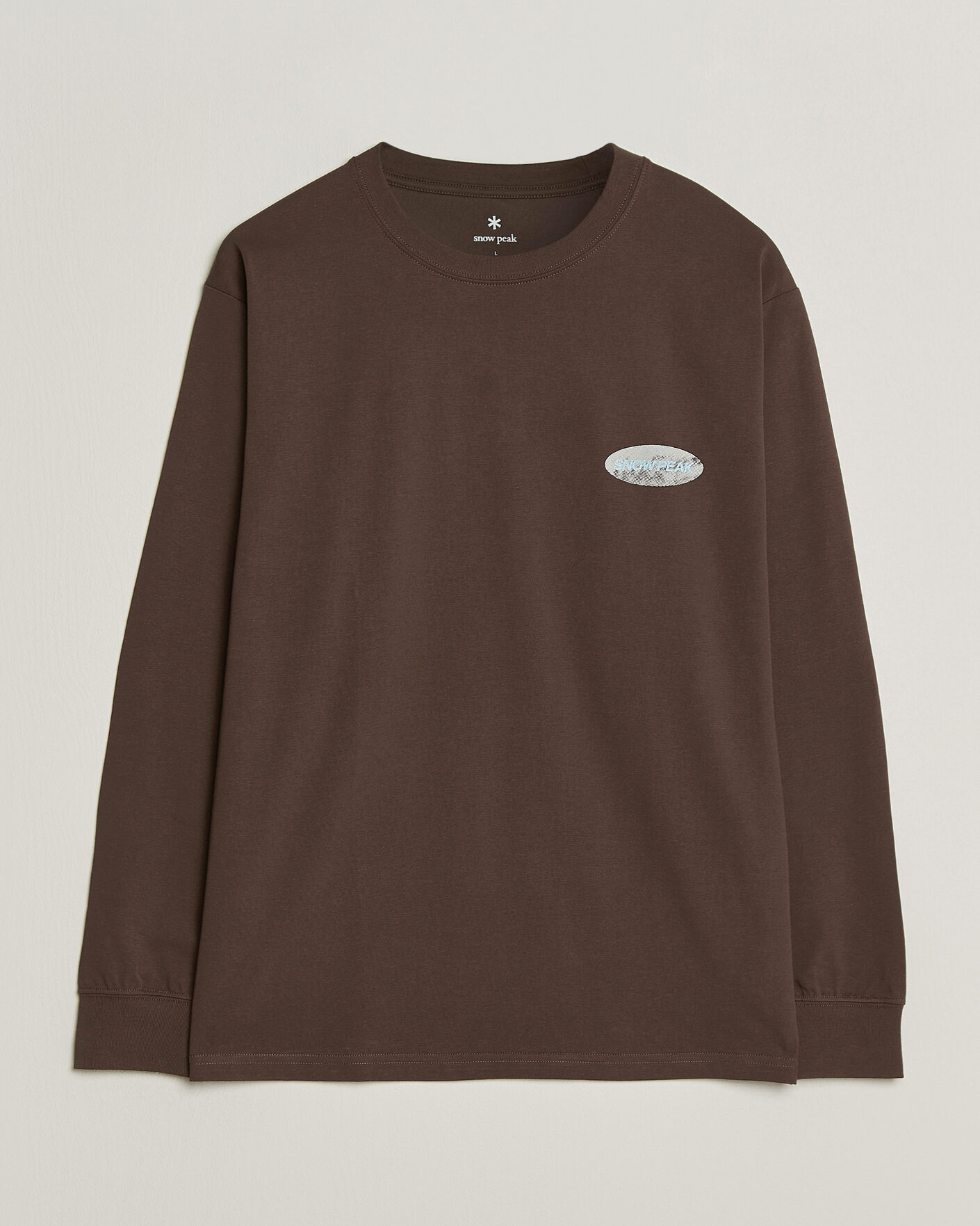 Uomini | T-shirt | Snow Peak | Campscape L/S T-Shirt Brown