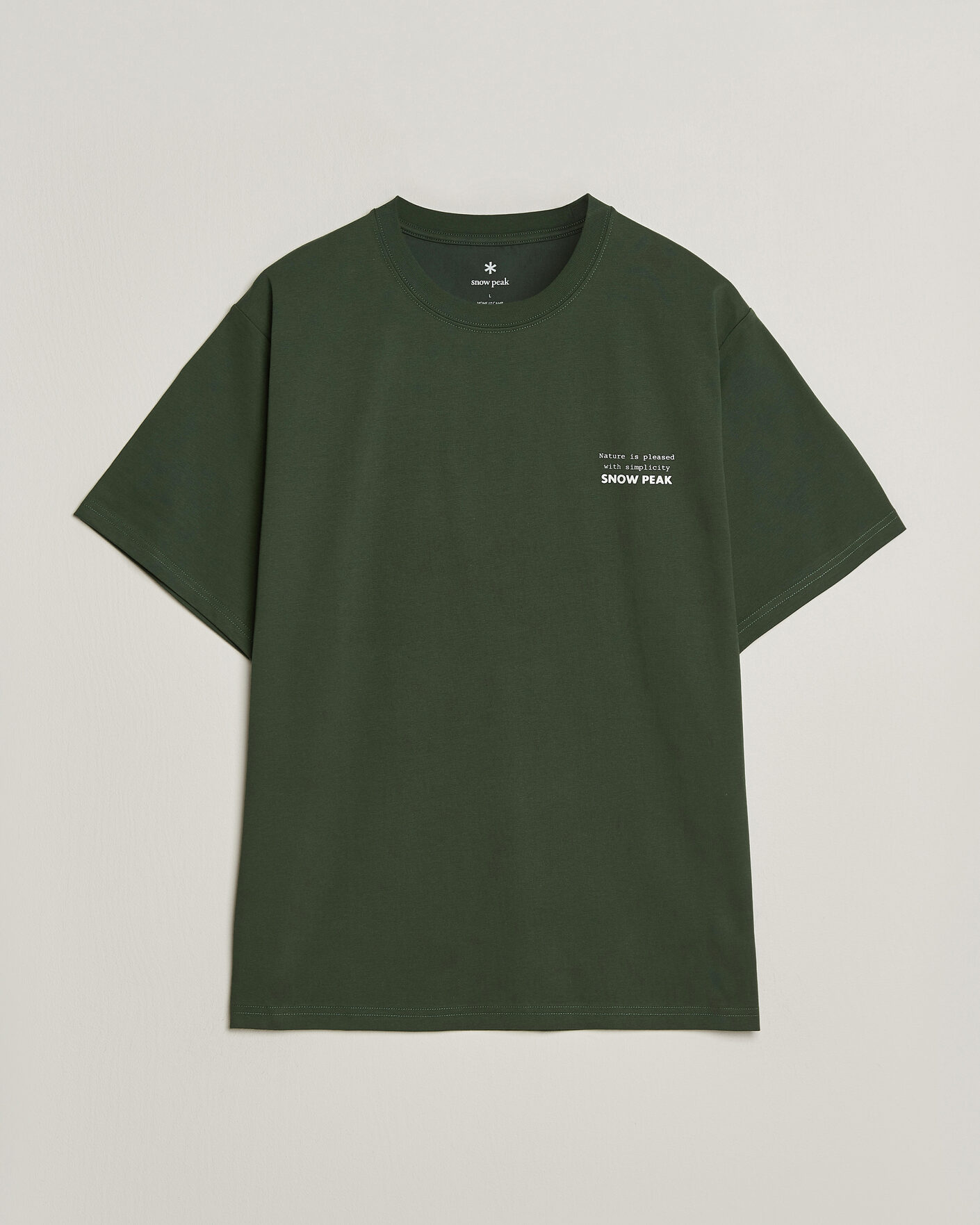 Uomini | T-shirt | Snow Peak | Elemental Balance T-Shirt Dark Green