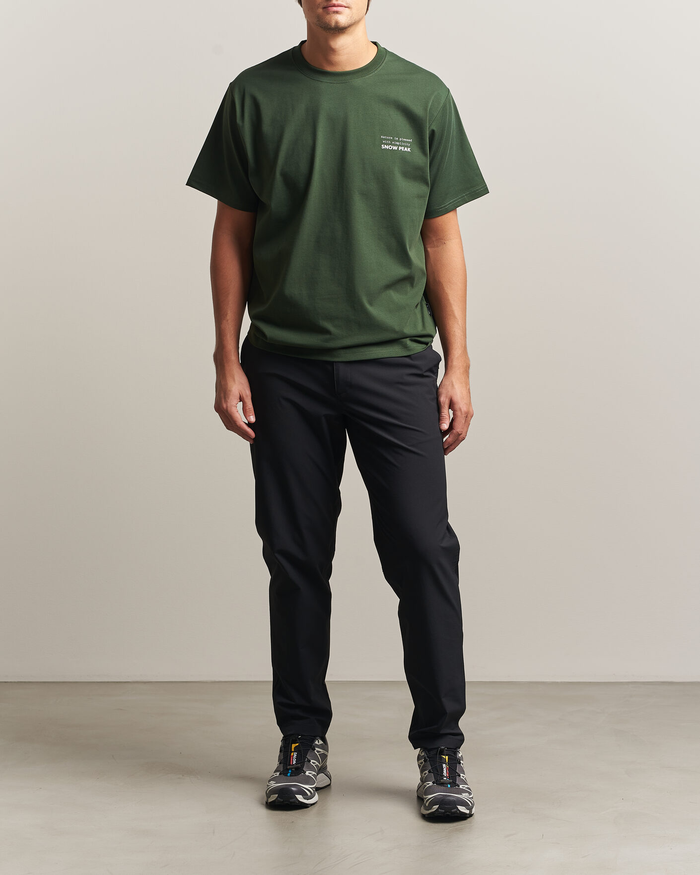 Uomini | T-shirt | Snow Peak | Elemental Balance T-Shirt Dark Green